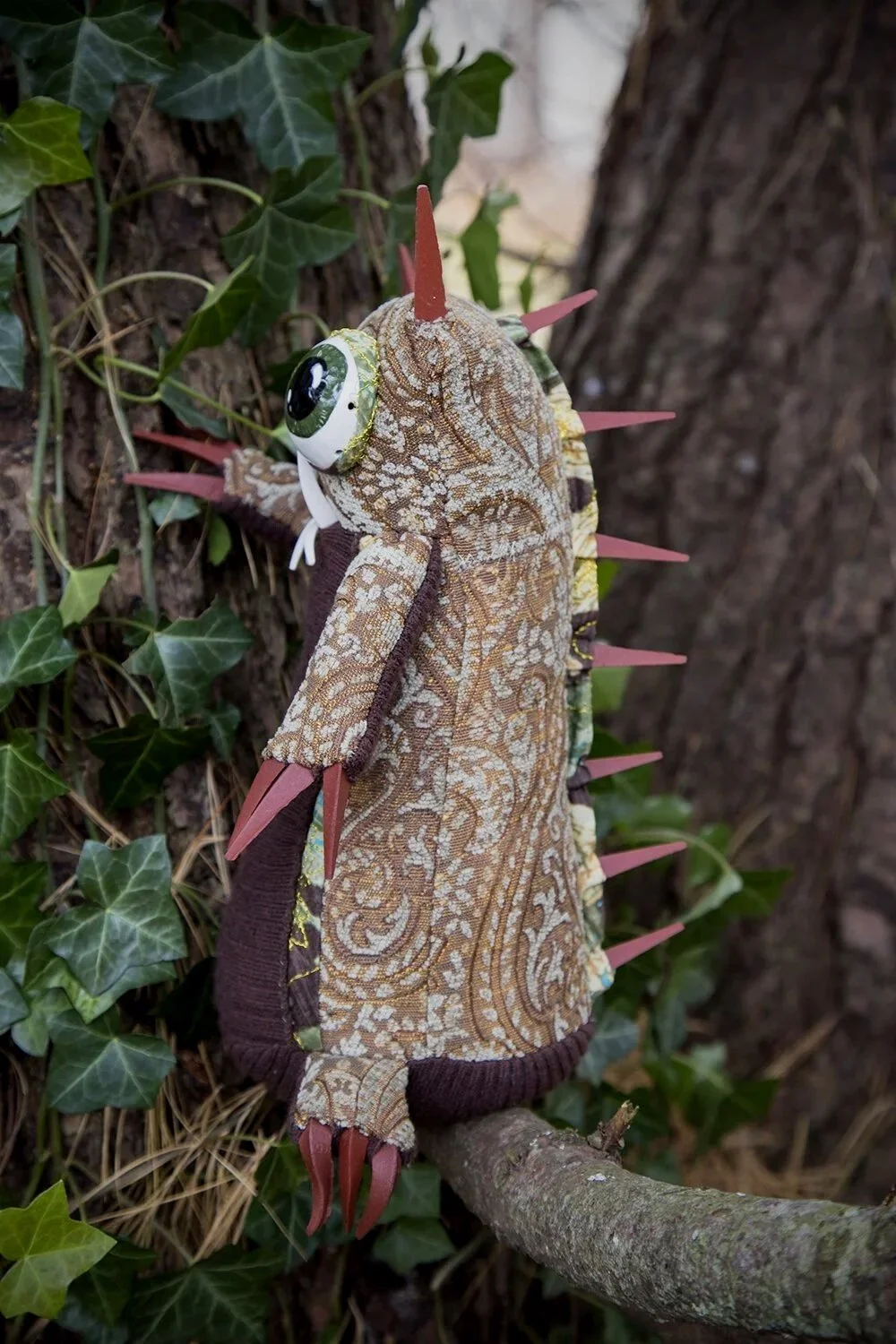 Earth Elemental: Spiketerra (2), Soft sculpture mixed media, 2019