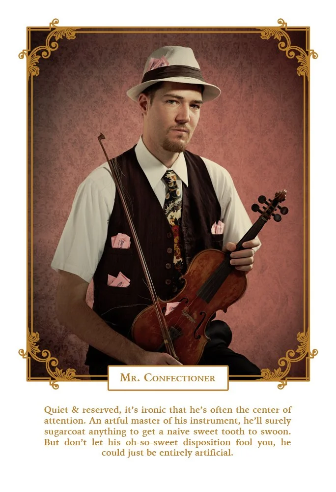 Mr. Confectioner, Cooking School Murders Series, Digital photography design, 2014