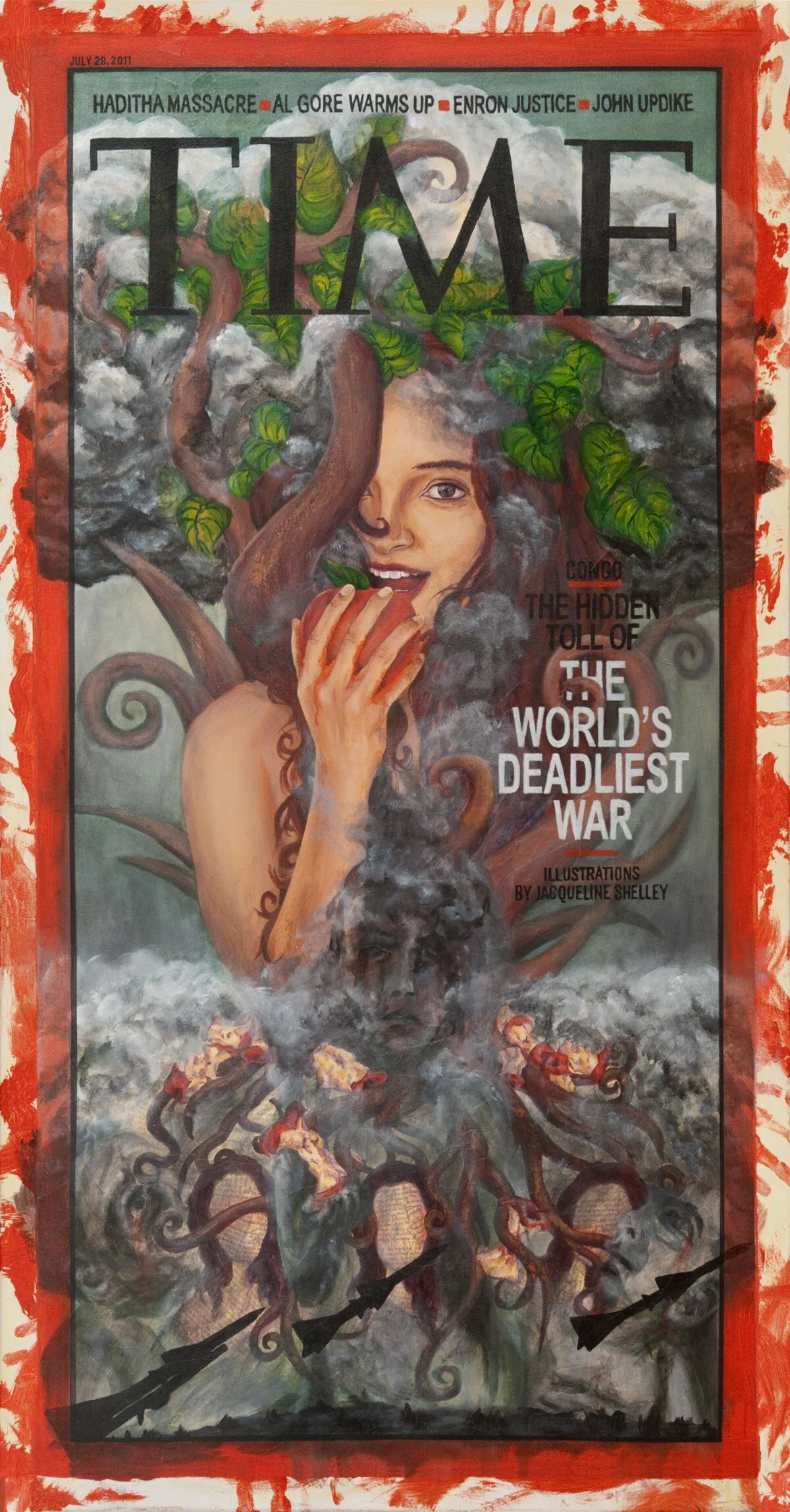 Taste the Fruit of Eve, Acrylic on canvas, 2011