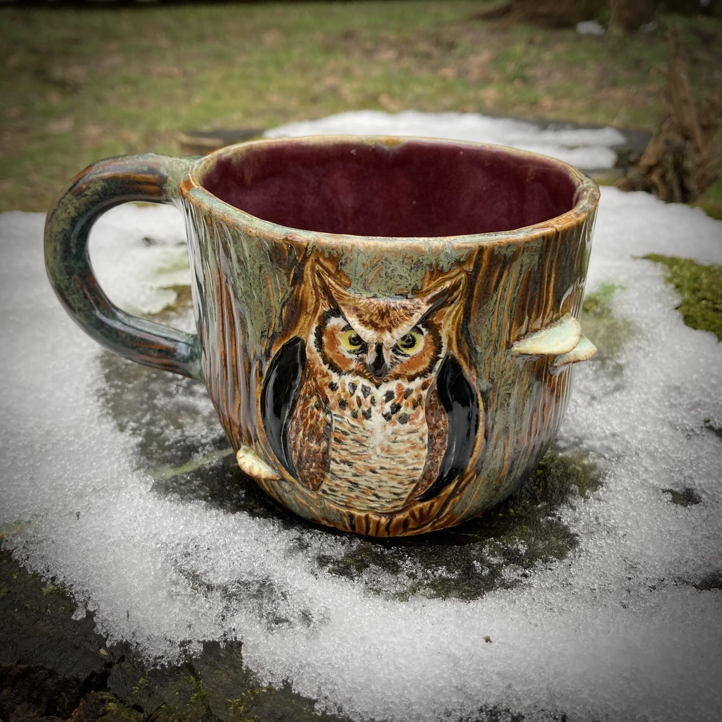Owl Forest Vessel I, Winter 2024
