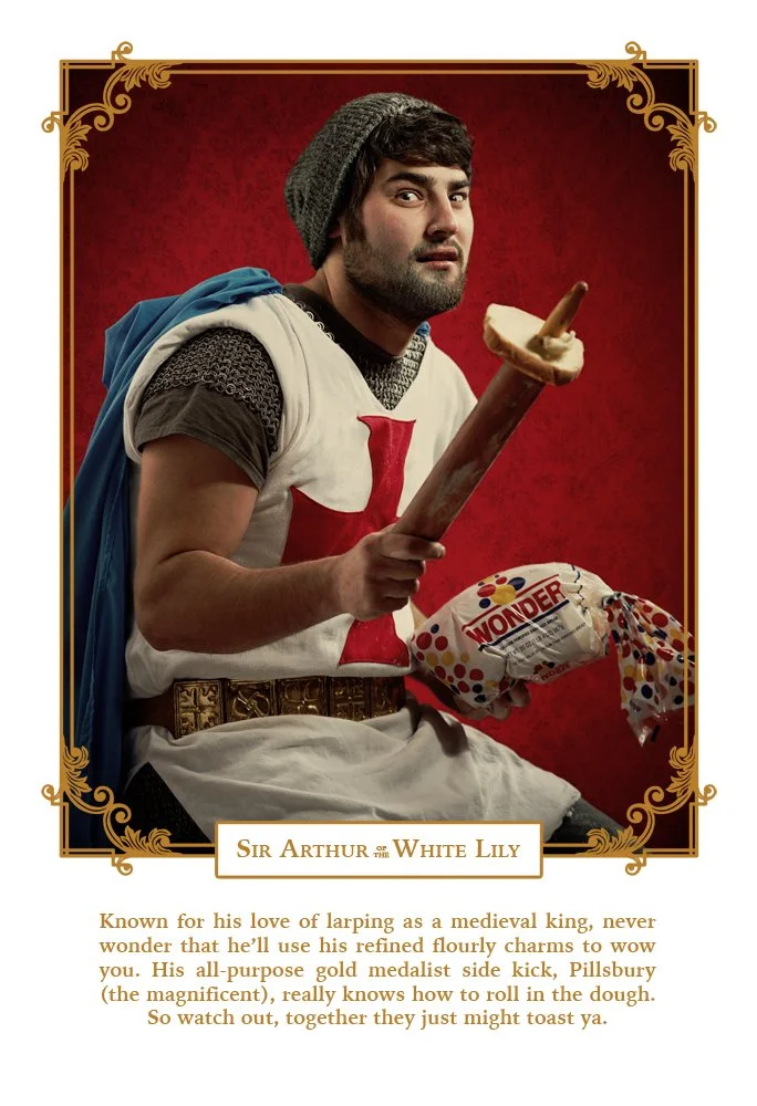 Sir Arthur of the White Lily, Cooking School Murders Series, Digital photography design, 2014