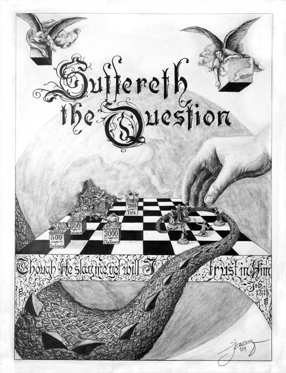 Suffereth the Question , Graphite on paper, 2009