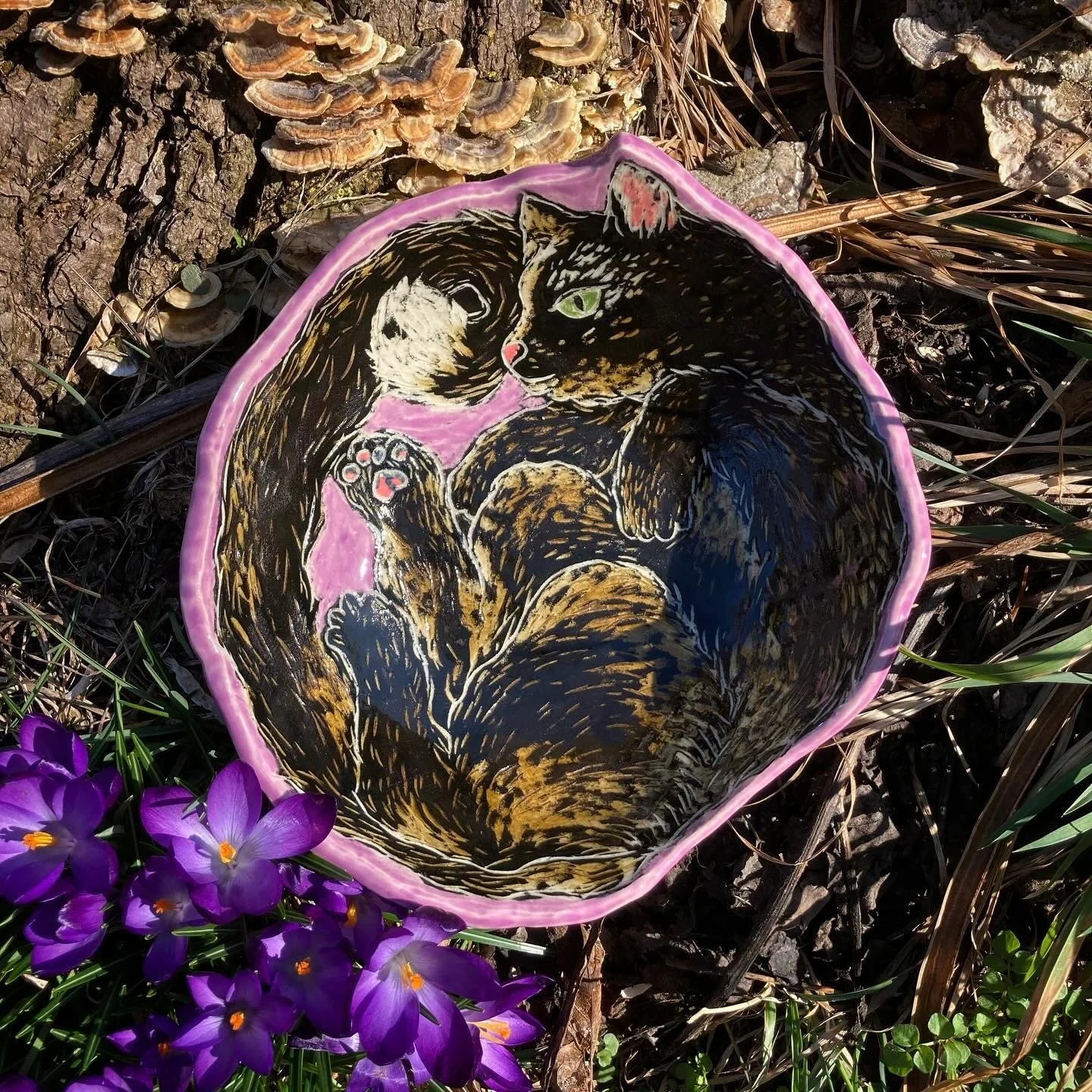 Feline Portrait Bowls