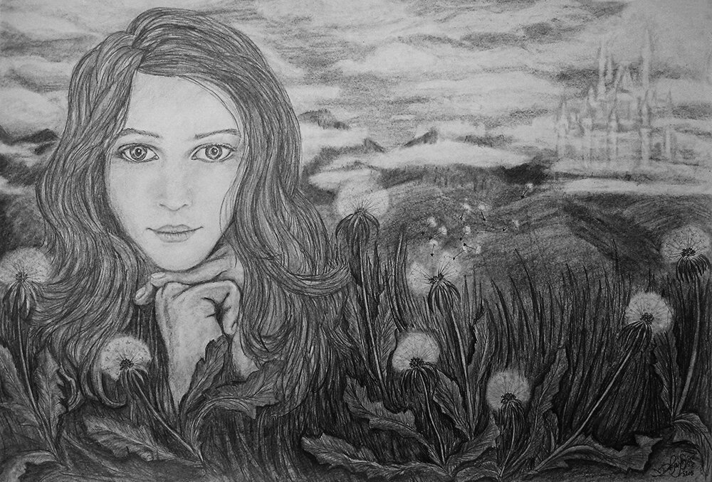 Life Is Beautiful, Graphite on paper, 2008