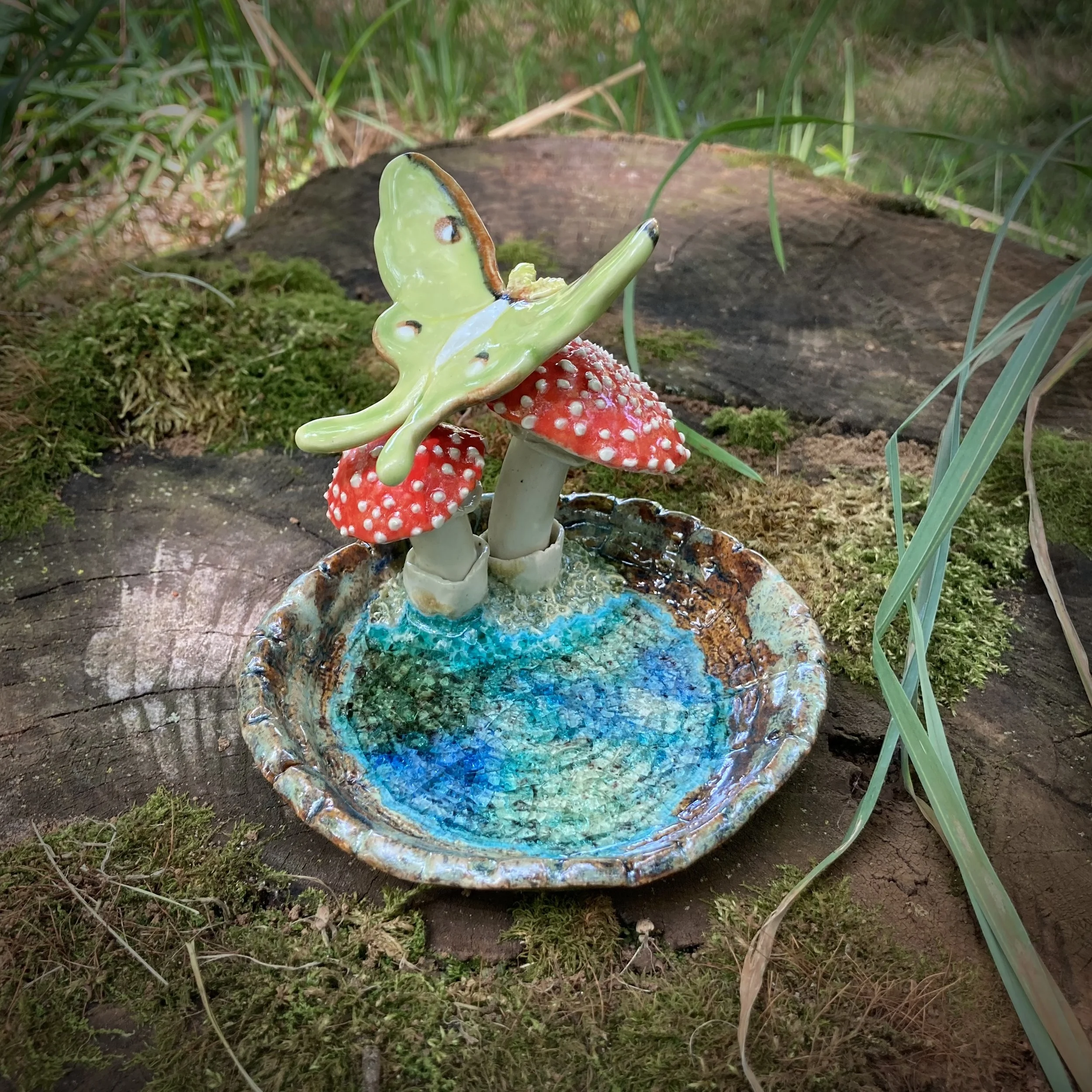 Luna Moth Amanita Reliquary, Summer 2024