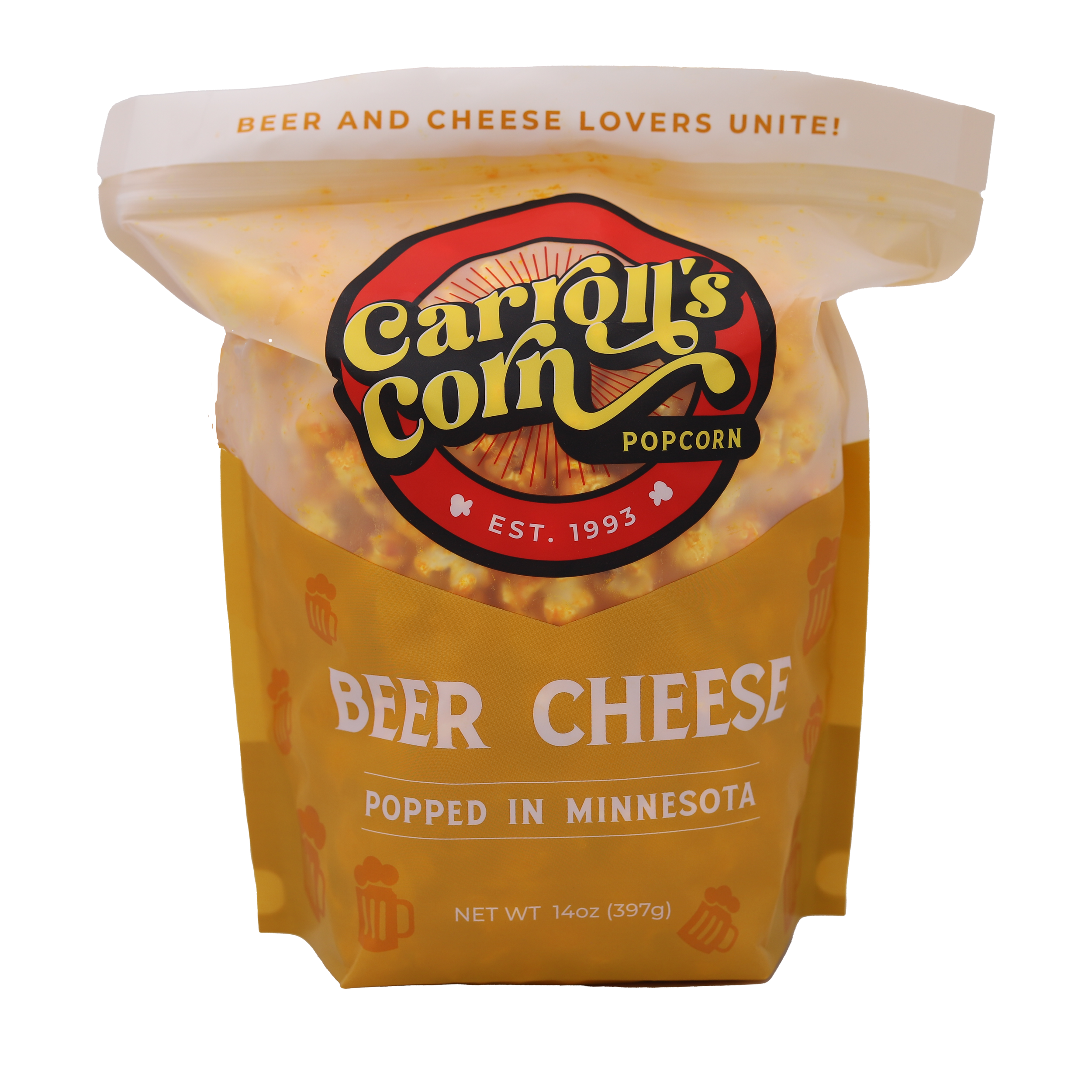Carroll's Corn Beer Cheese Popcorn