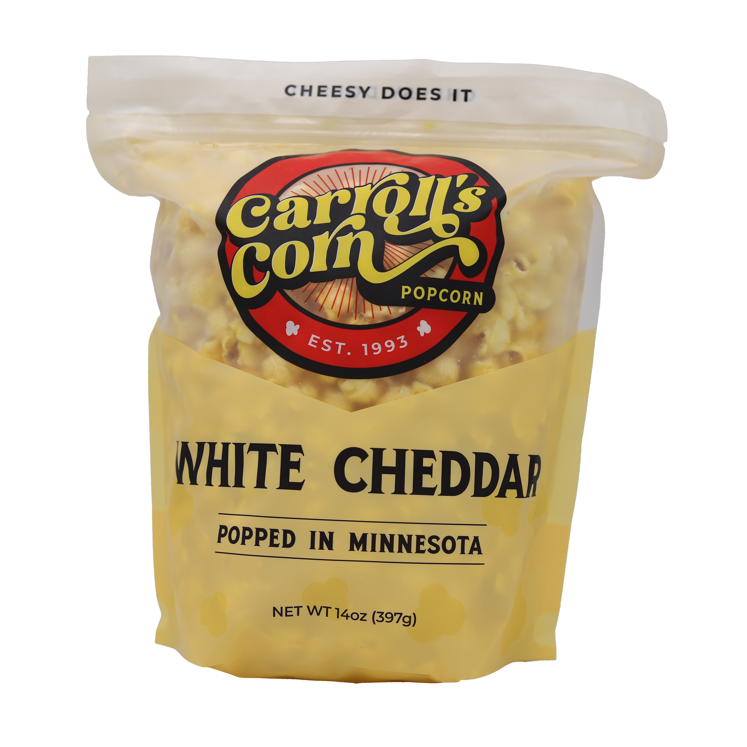 Carroll's Corn White Cheddar Popcorn