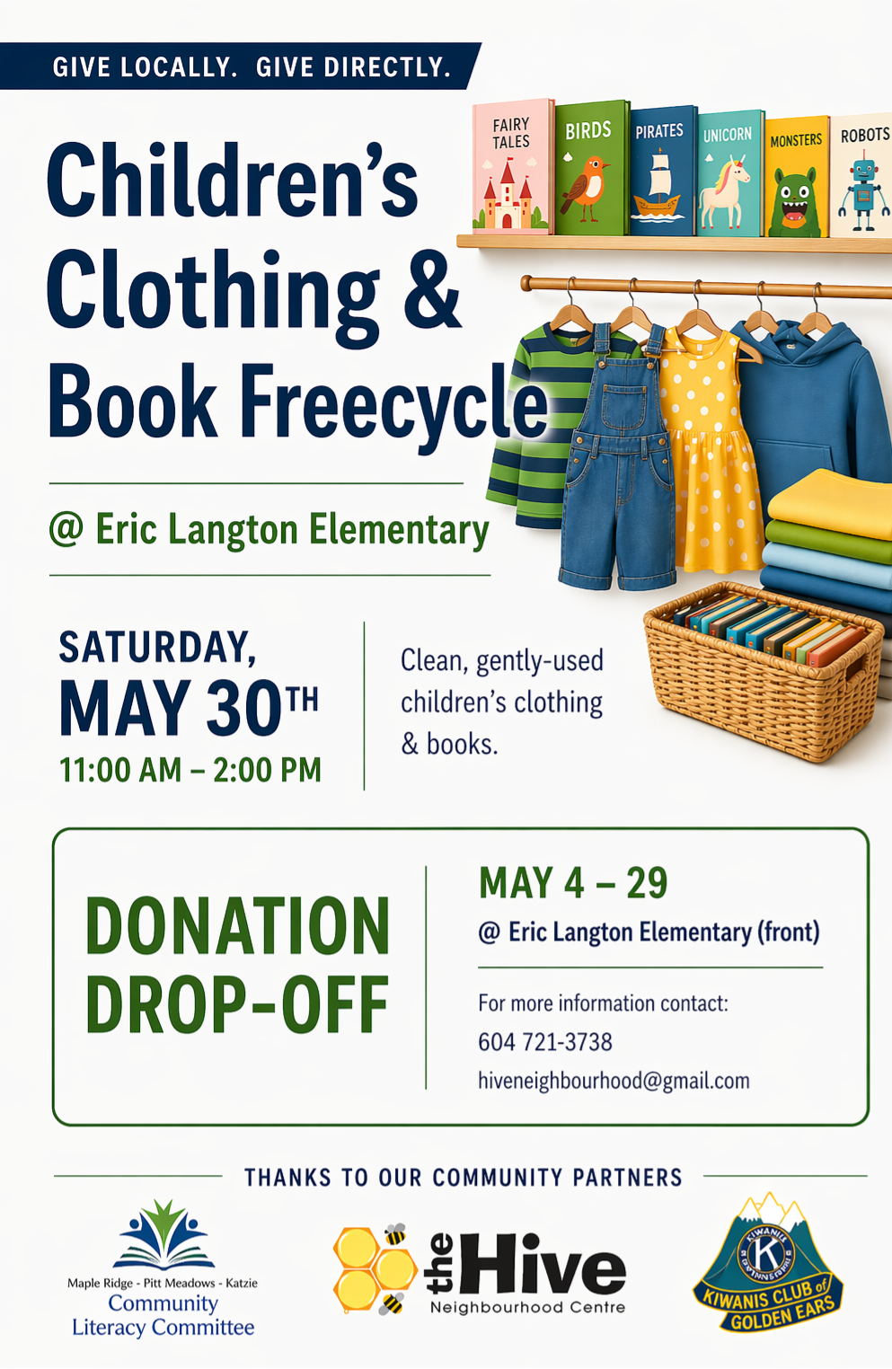 Children’s Clothing &amp; Book Freecycle