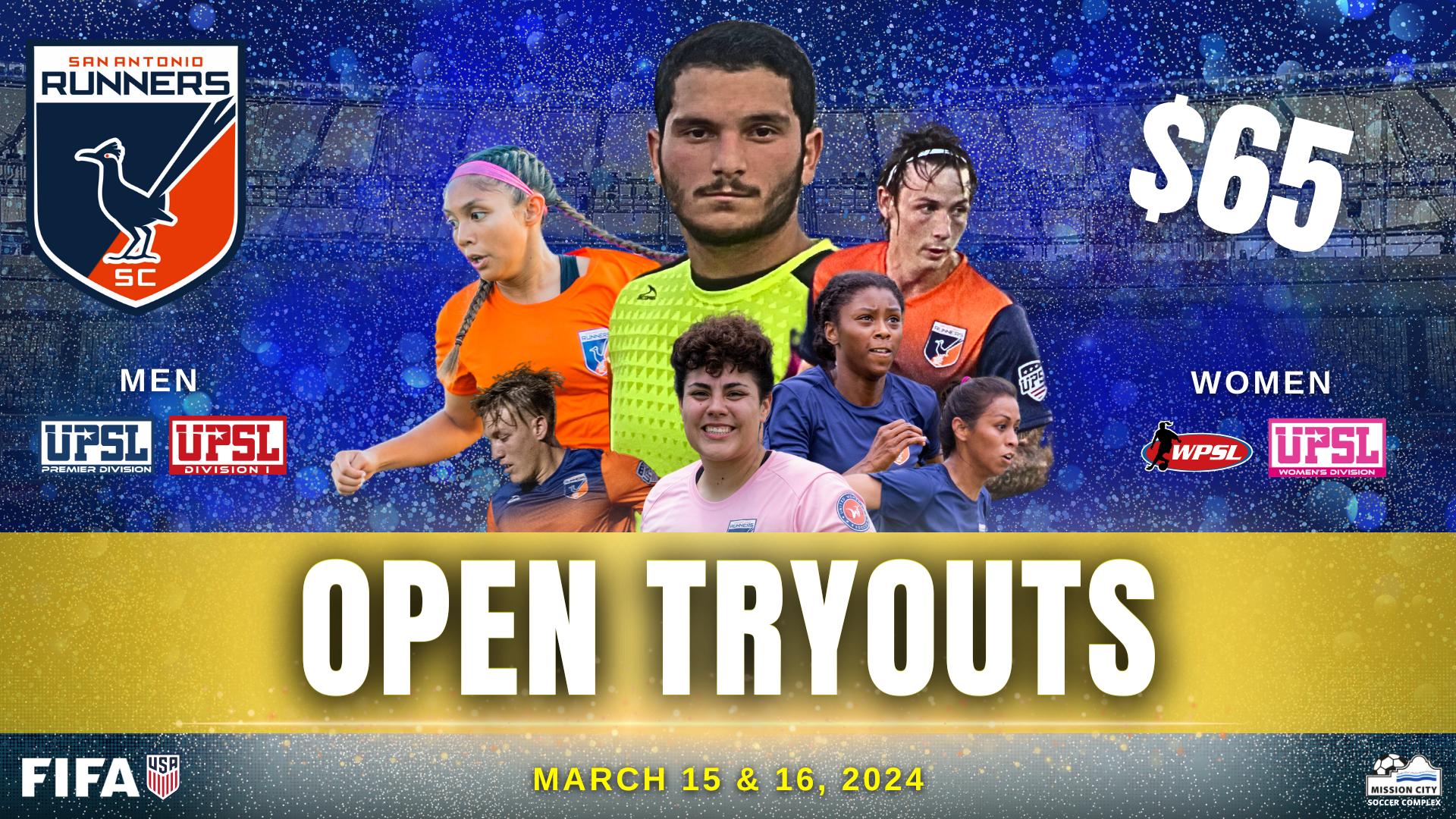 SA Runners announce Men &amp; Women Semi Pro 2024 Tryouts