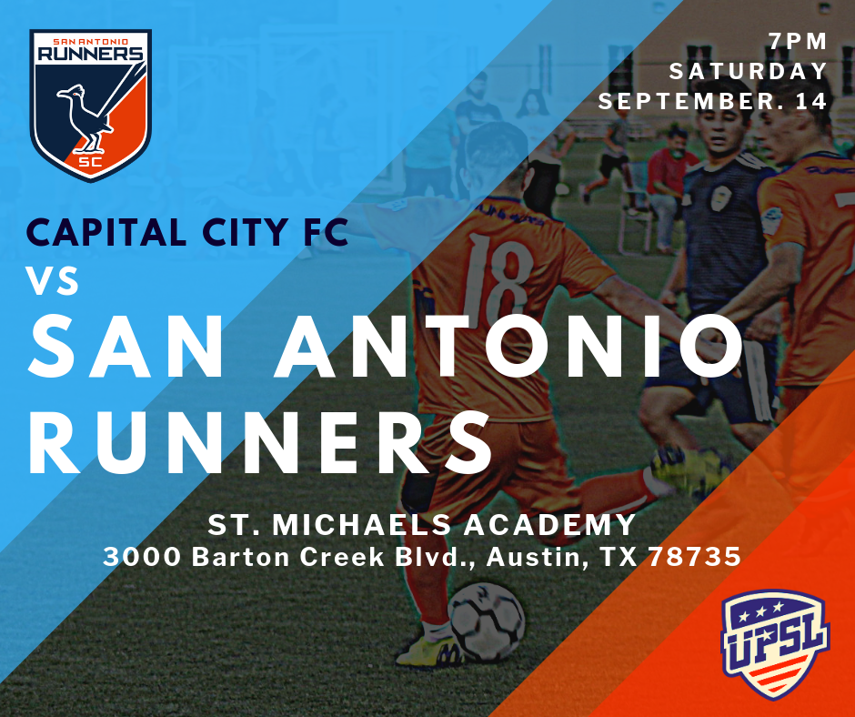 Capital City SC vs San Antonio Runners