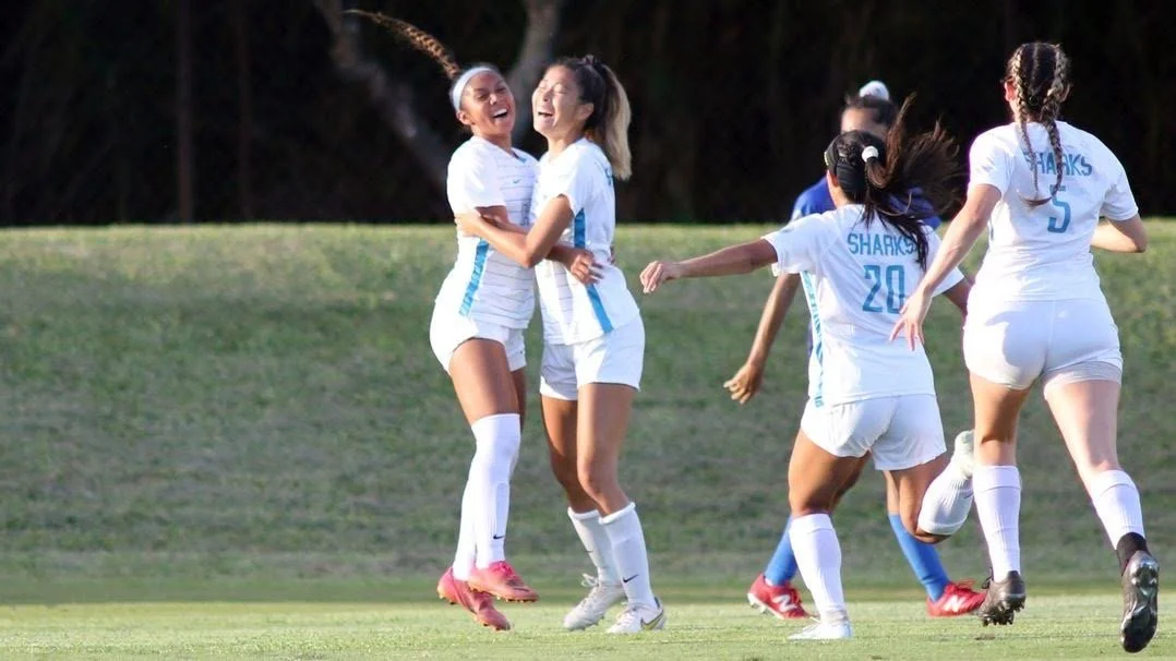 Runners UWS player Kalea Ajel scores her first Collegiate Goal!