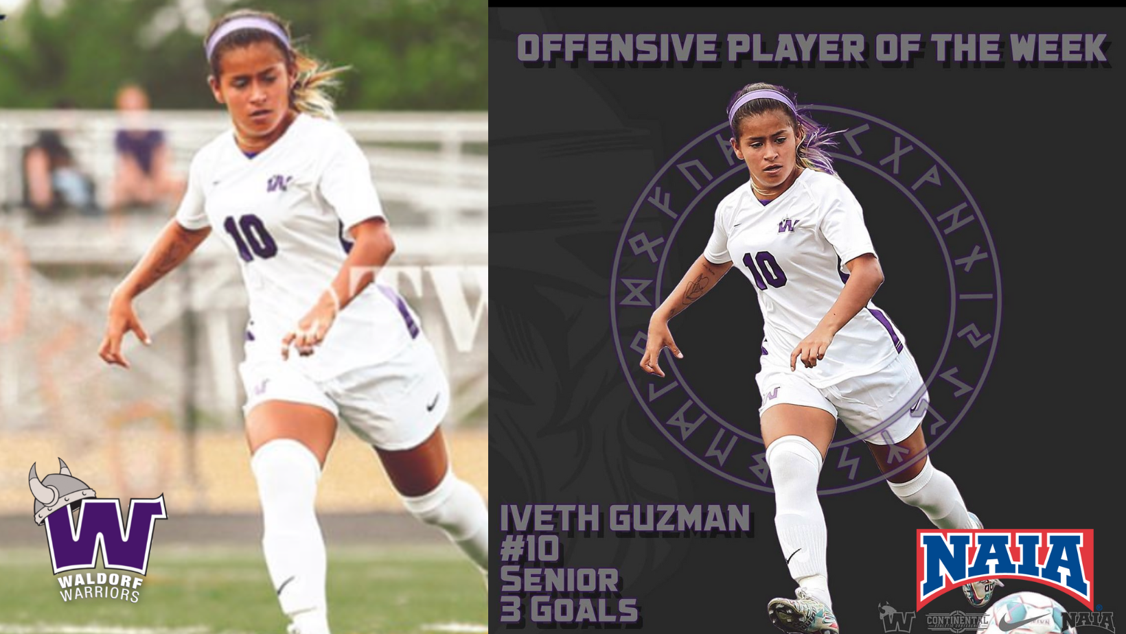 Iveth Guzman earns Conference Offensive Player of the Week