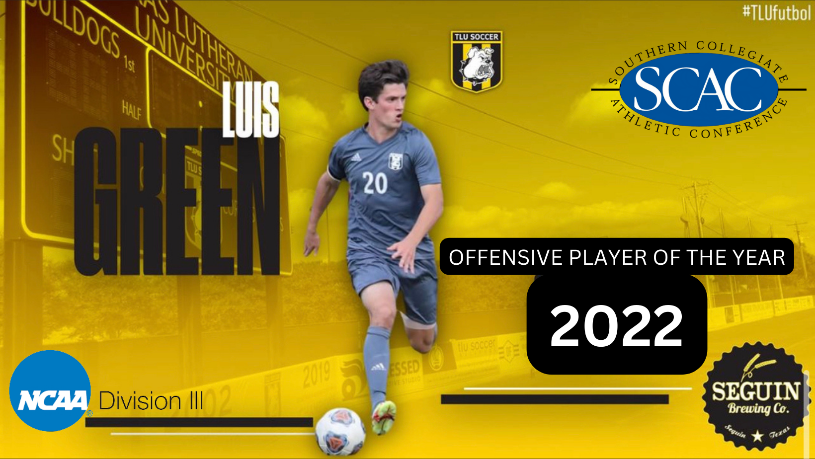 Green named Offensive Player of the Year for Fifth Time