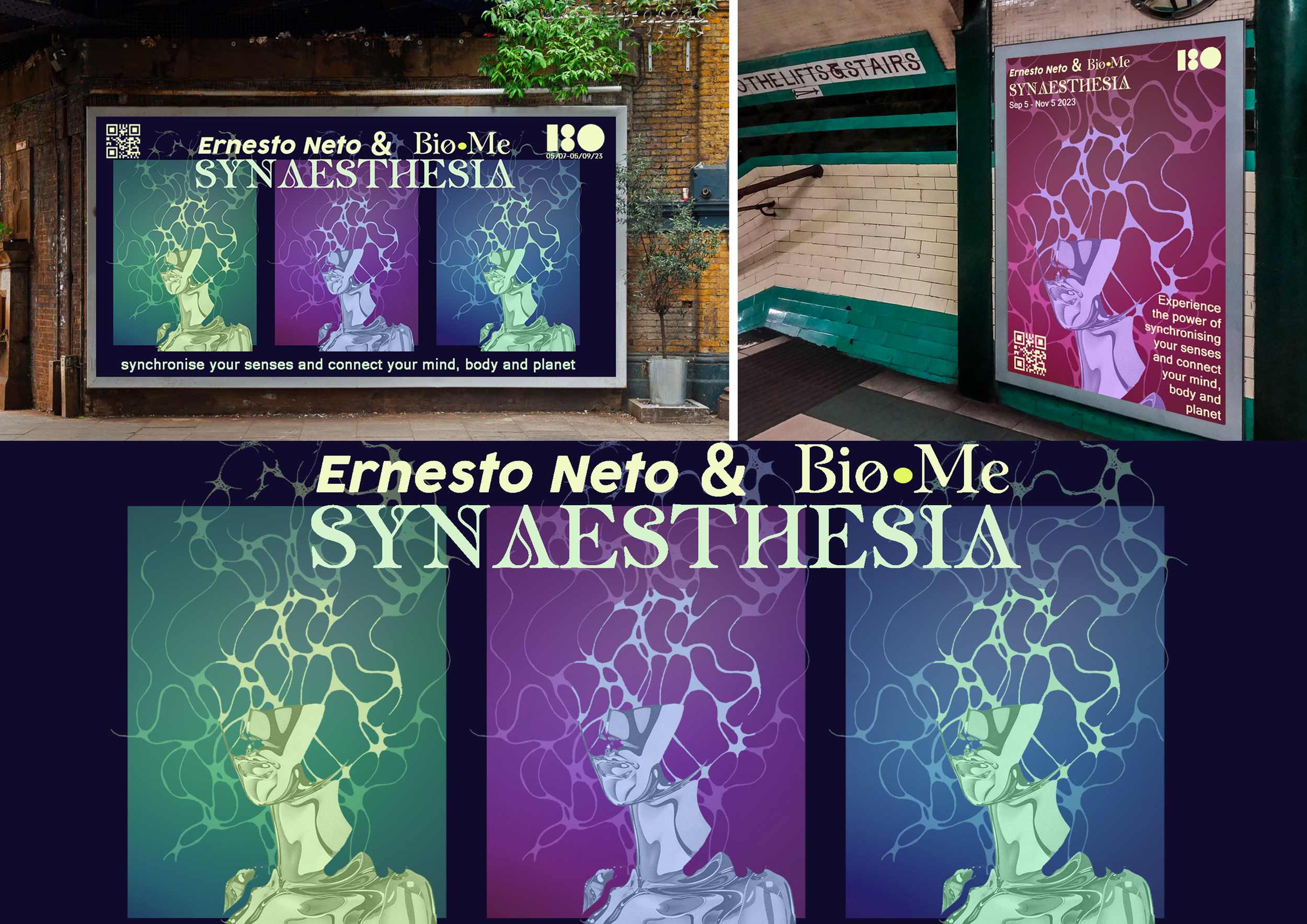 The exhibition harmonises all five senses, with each room designed to evoke a specific emotion such as relaxation, rejuvenation, or happiness. Through texture, sound, lighting, colour, and scent, visitors are guided into a deeper sensory awareness an