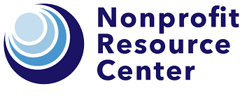 Logo of the Nonprofit Resource Center with a circular design and text.