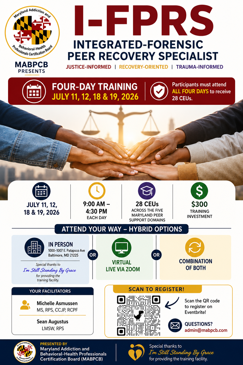  I-FPRS Integrated-Forensic Peer Recovery Specialist Training