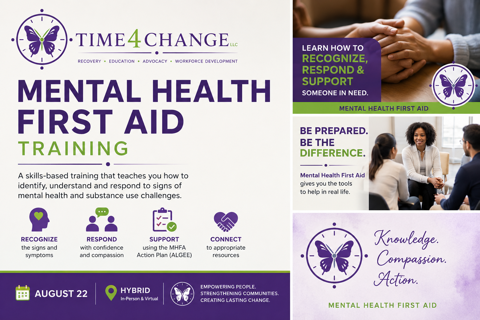Adult Mental Health First Aid-Blended (Virtual)