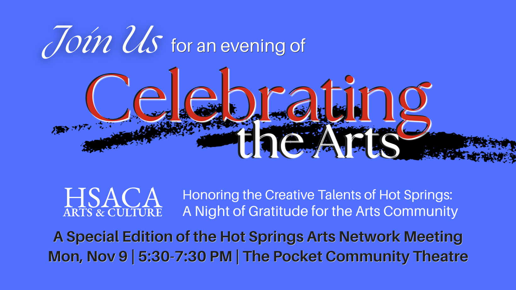 Hot Springs Artist Networking Meeting (Copy)