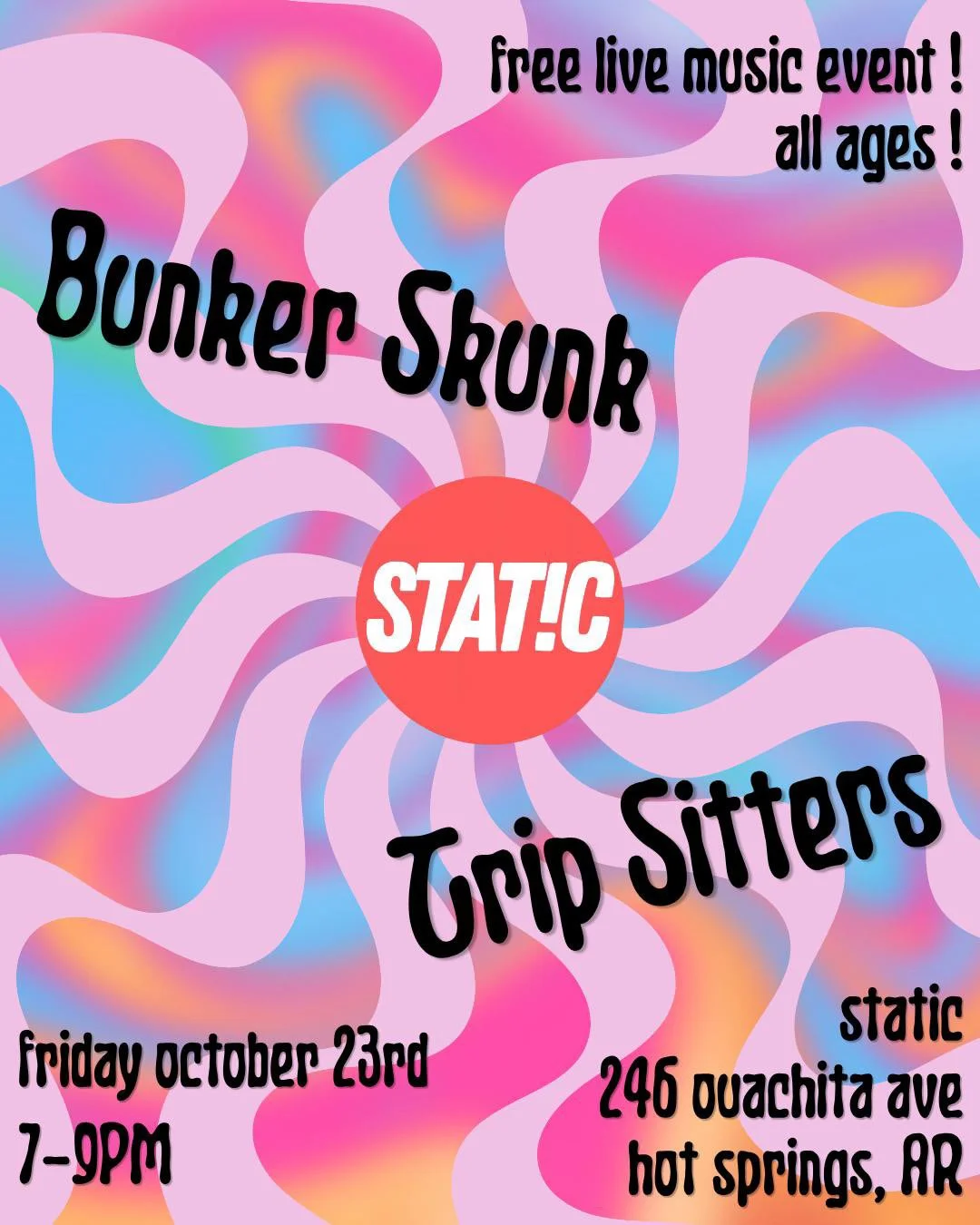Bunker Skunk and Trip Sitters at Static