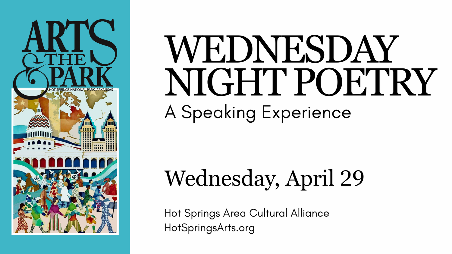 Wednesday Night Poetry A Speaking Experience, April 29