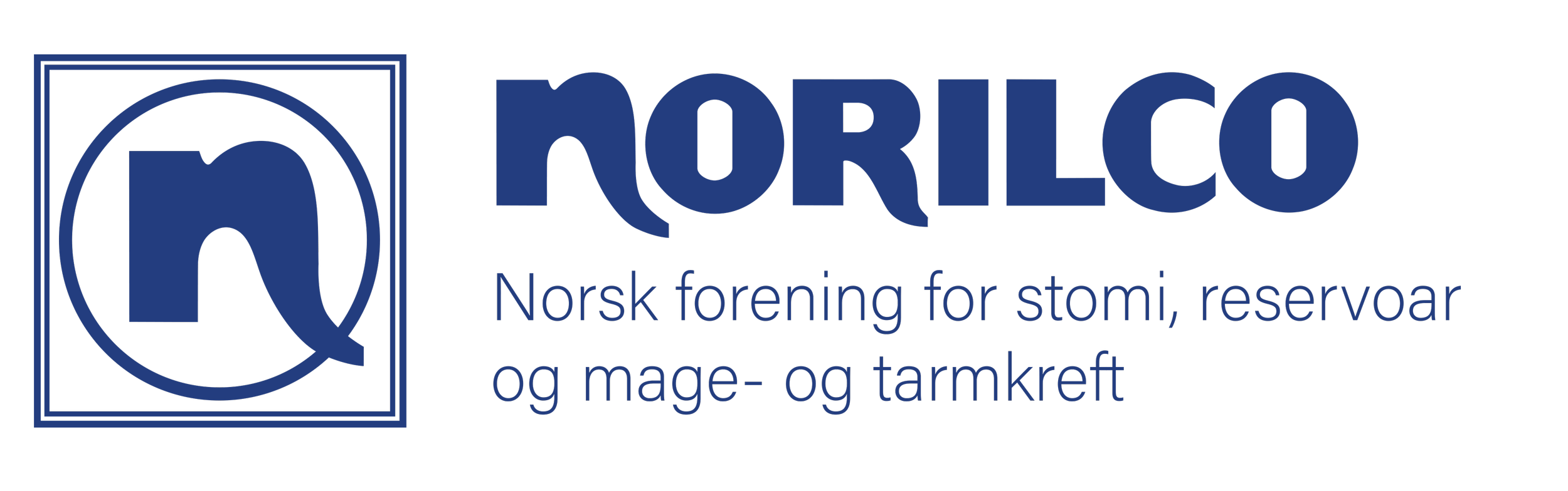 Logo av Norsk forening for stomier, reseptor og mage- og tarmkreft