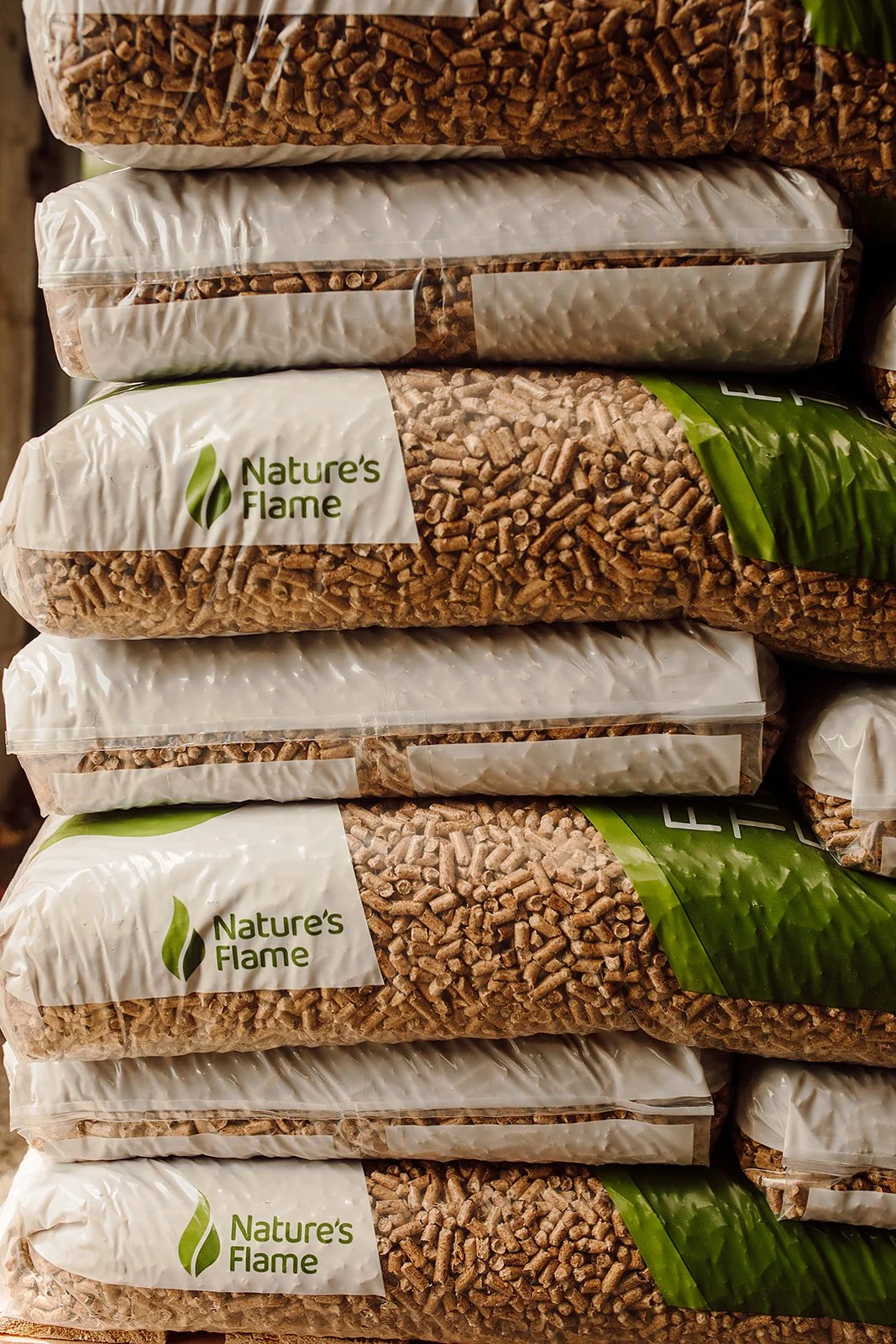 nature's flame wood pellets