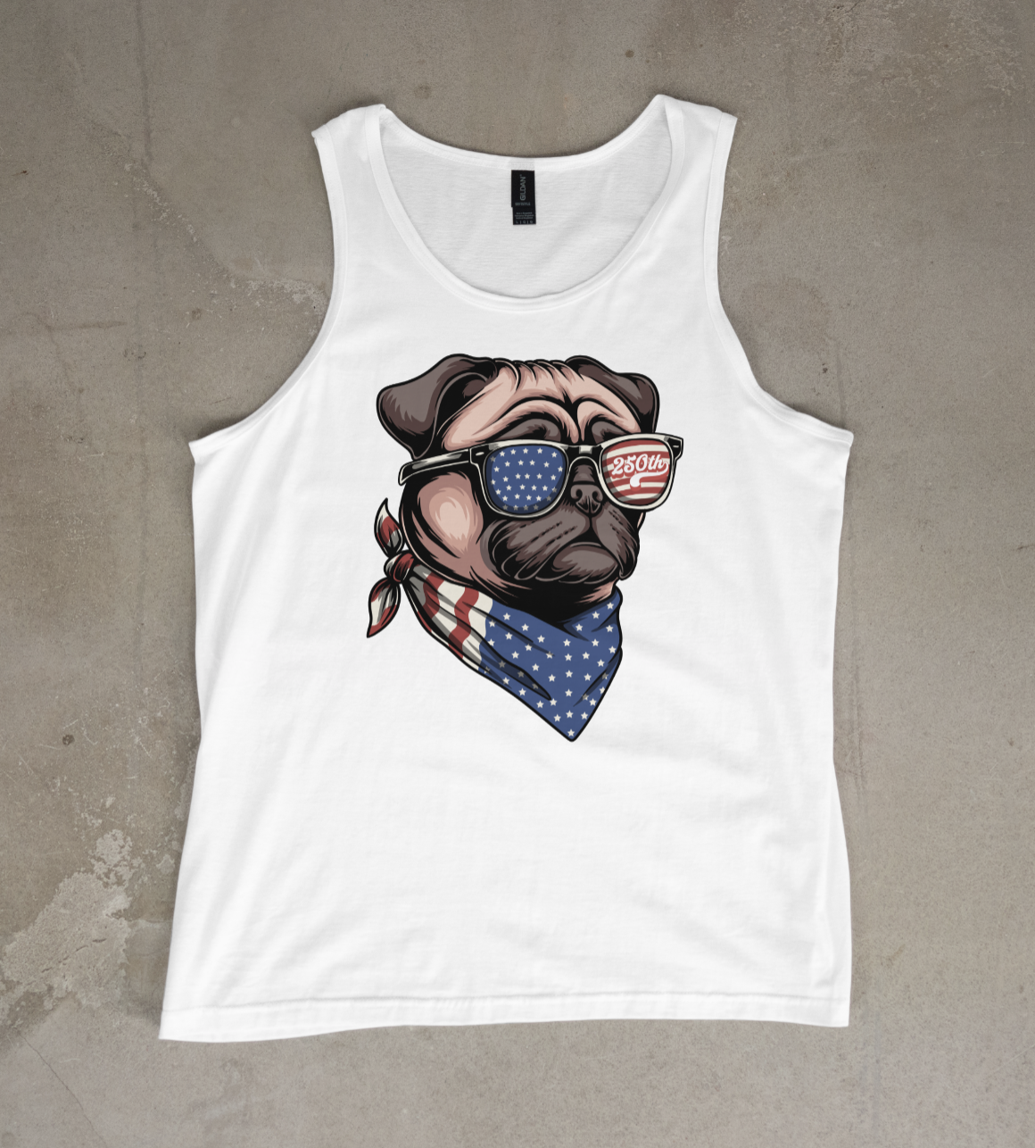 Cool Dog 250th Tank Top or T-Shirt