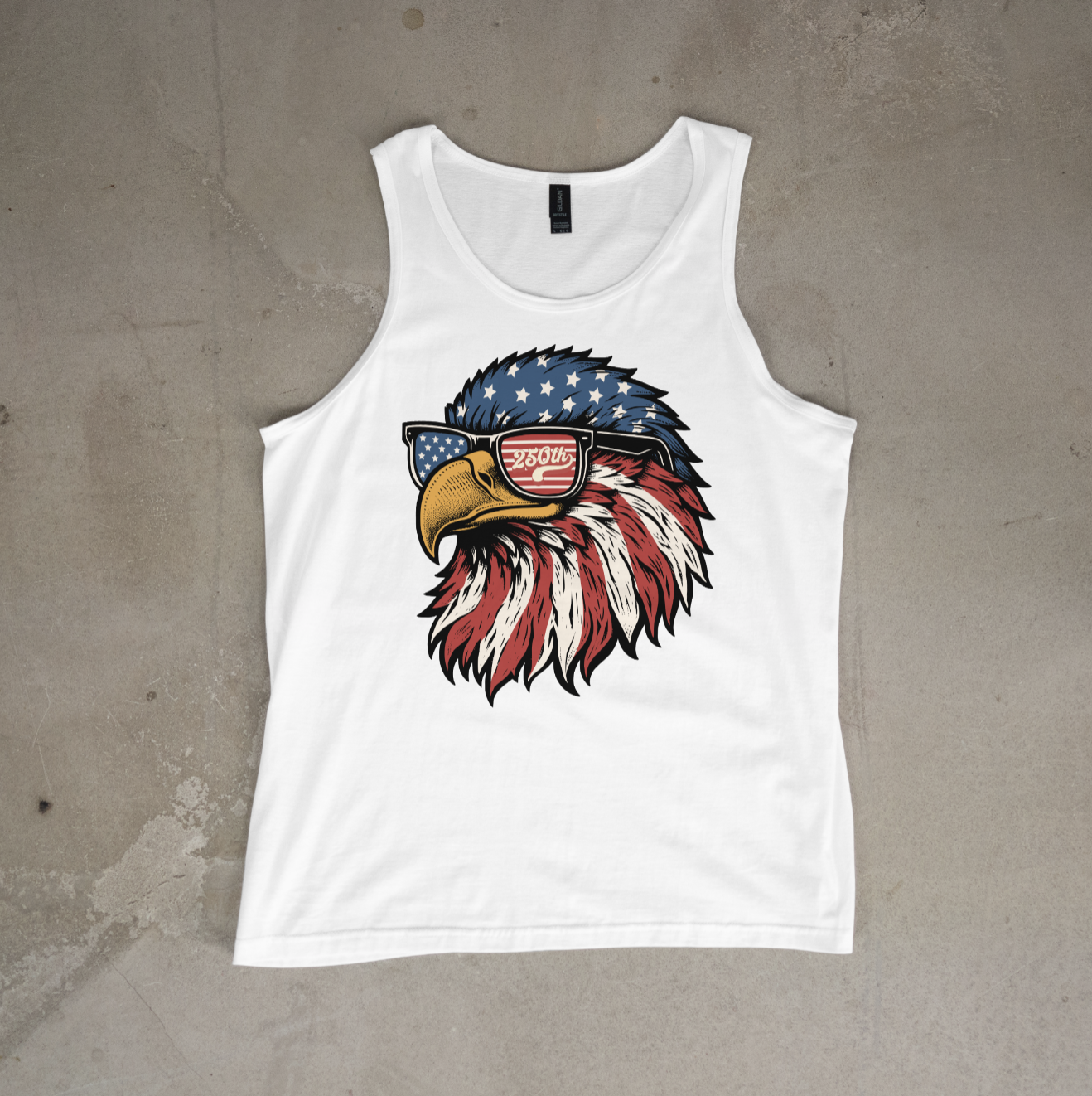 Free Eagle 250th Tank Top or T-Shirt