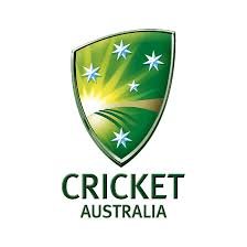 Cricket Australia logo with shield and stars