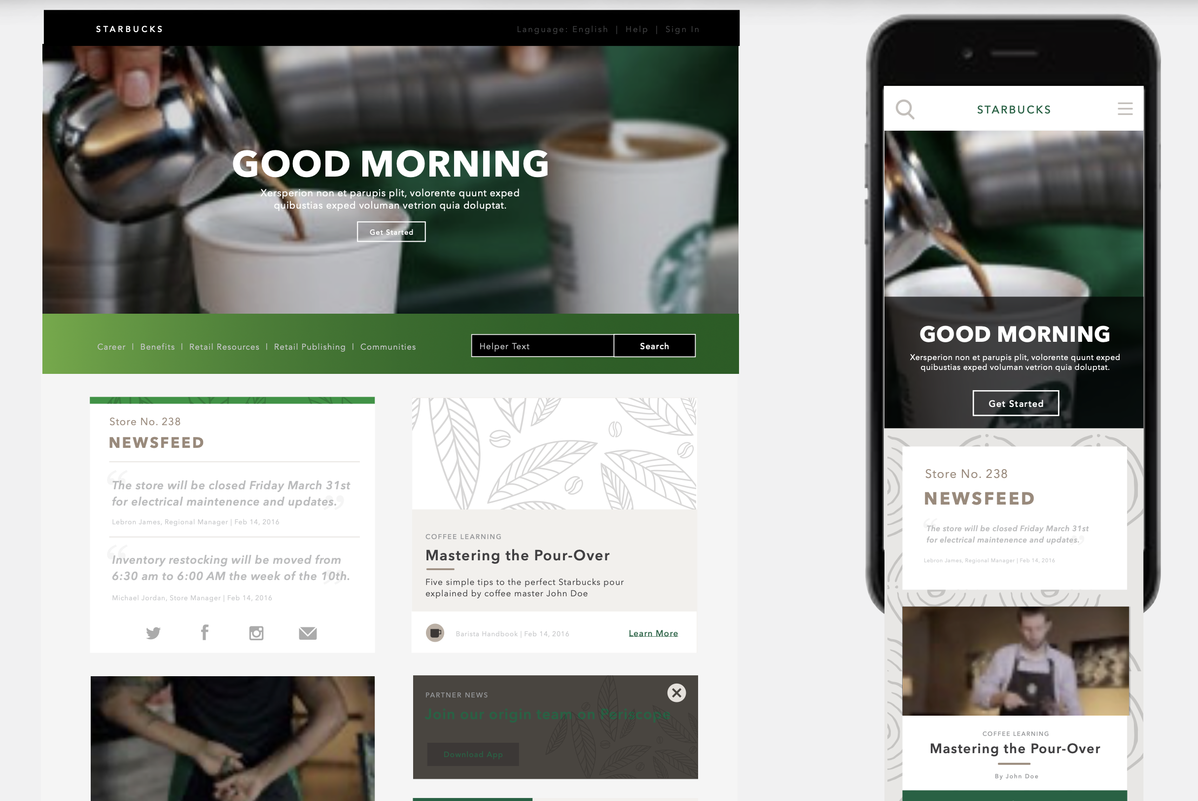 Starbucks Partner Brand