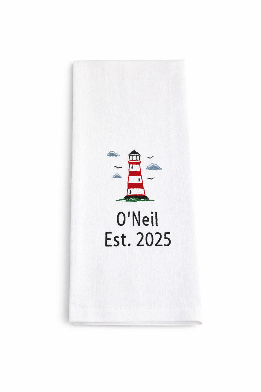 Custom Wedding Dish Towel