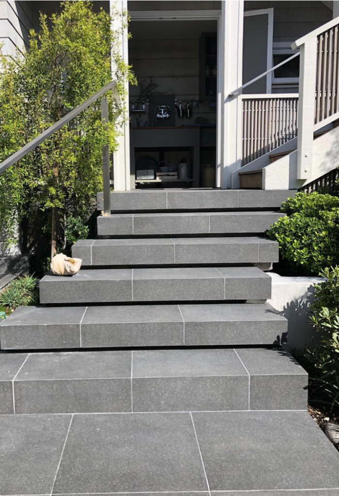 Outdoor_tiling_porcelain_graphite_Professional tile installation for bathrooms, kitchens, floors, and walls in Vancouver and the Lower Mainland.