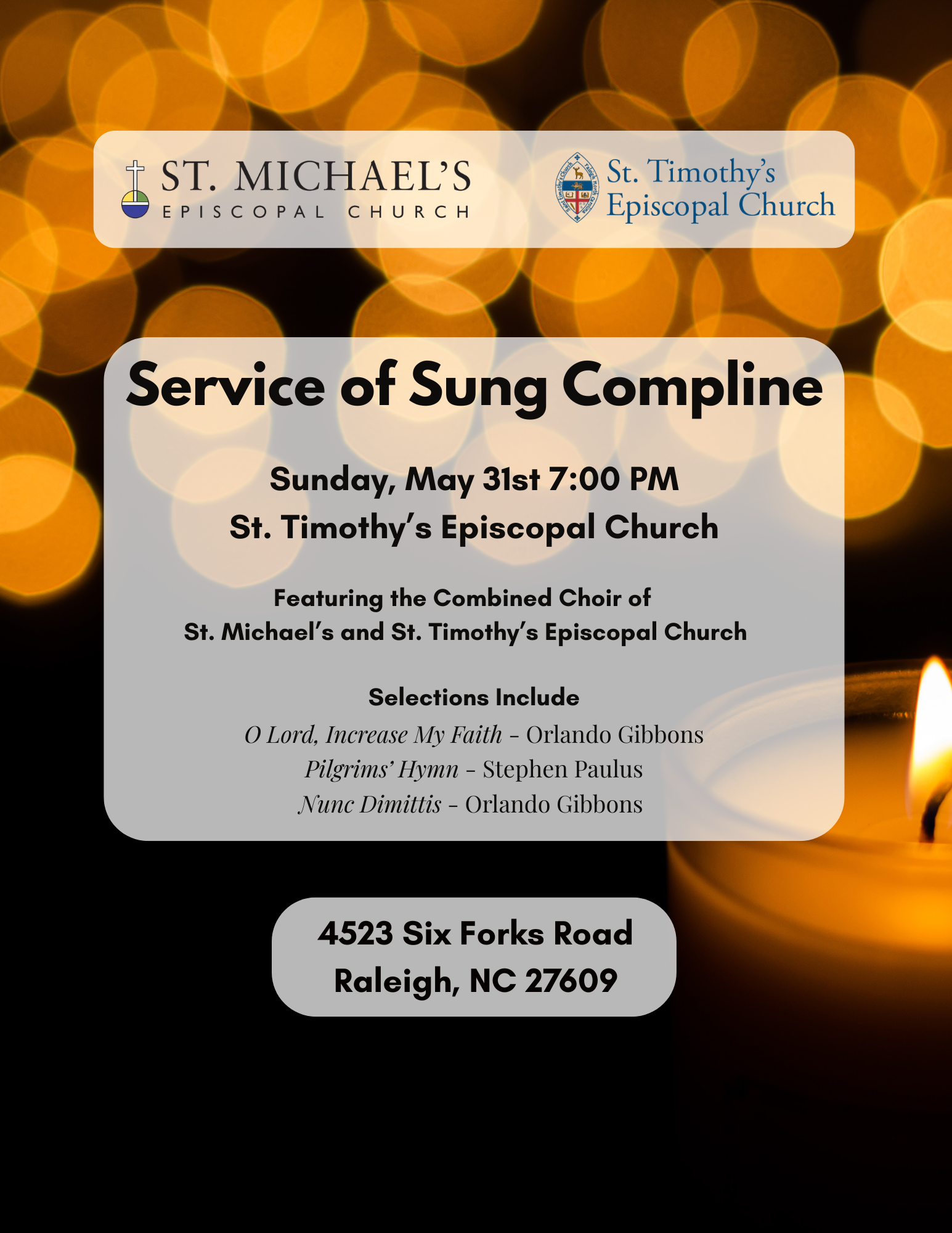 Compline @ St. Timothy’s