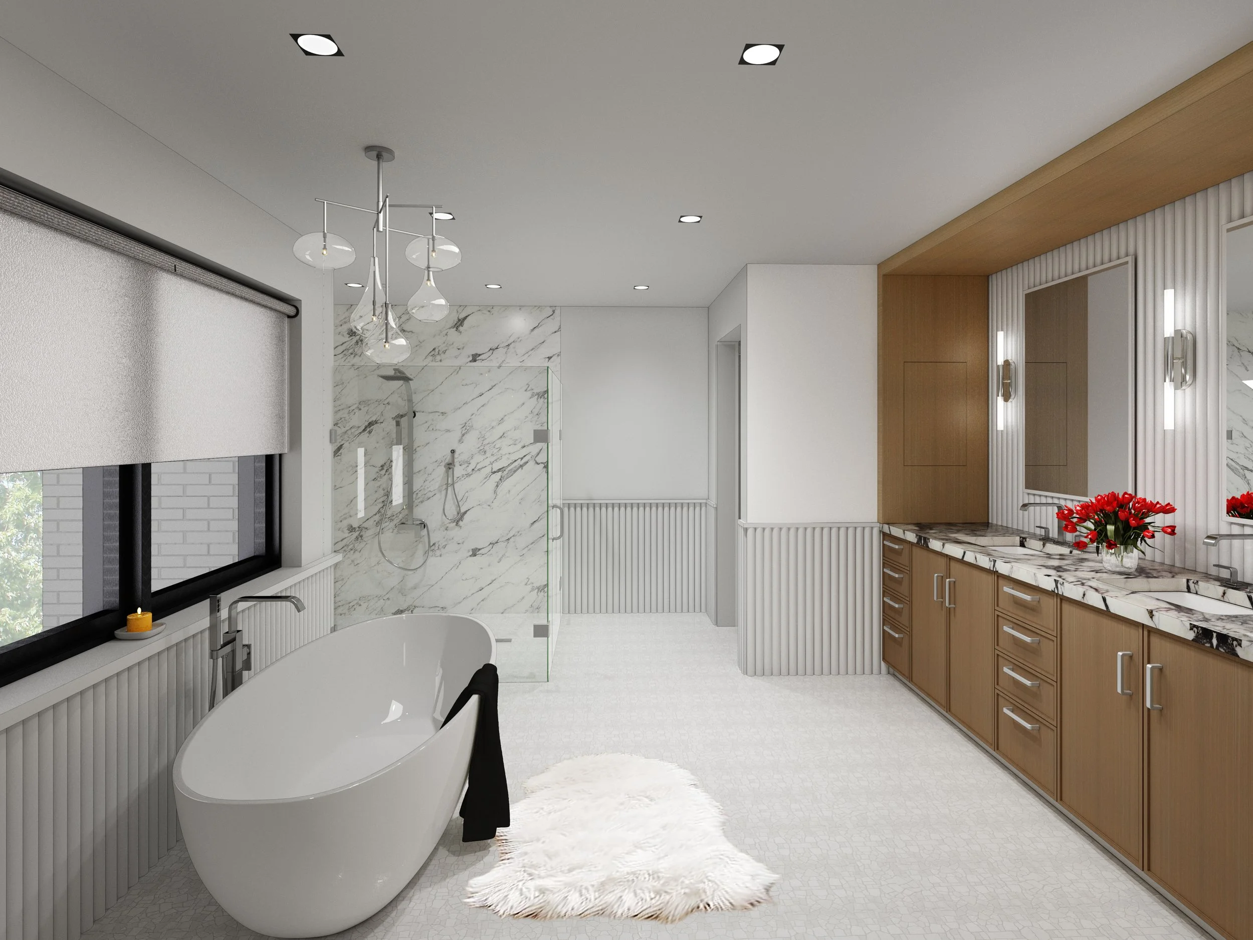 Master Bath- Brown Development- Boulder Colorado- Left Hand Design Group