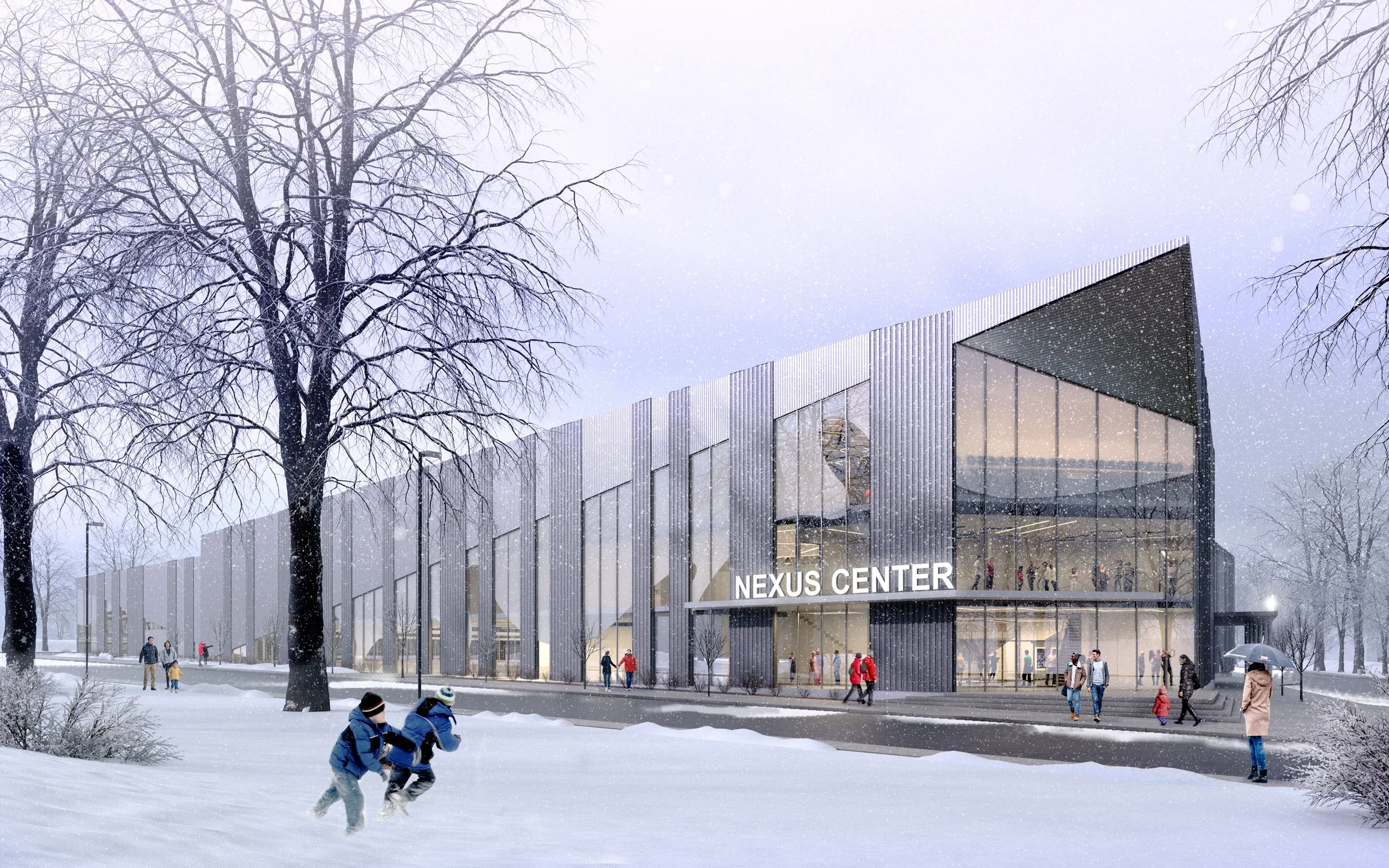 Nexus Center- Utica NY- Perkins and Will Architecture