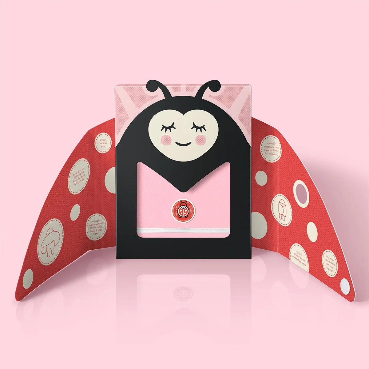 Packaging design for Snug as a Bug, created by Dessein, packaging designers based in Perth, Western Australia and working with brands worldwide
