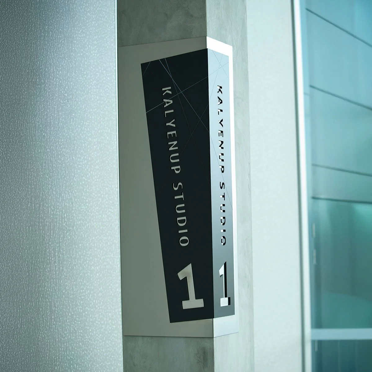 Our wayfinding signage design for Albany Entertainment Centre, Western Australia