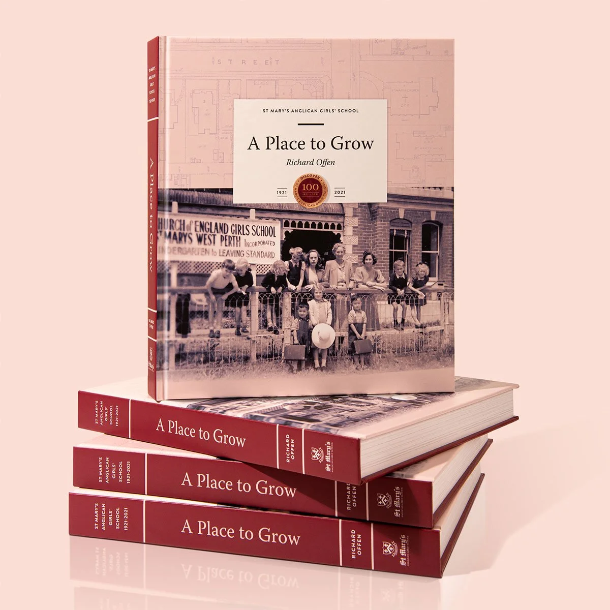 Our book design for St Mary's Anglican Girls' School to help commemorate their Centenary