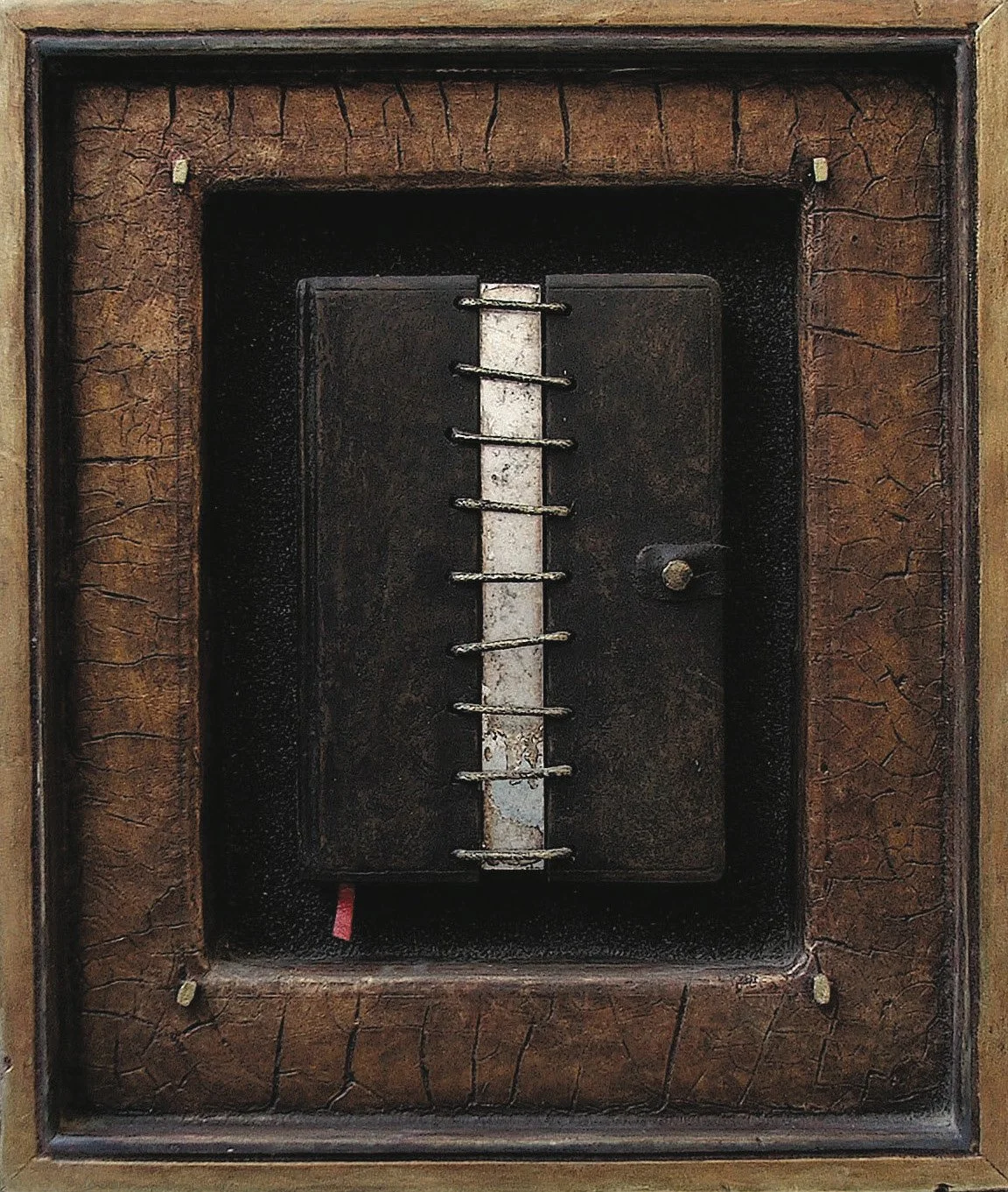 Reflection, 16 x 13 x 3 in., mixed media