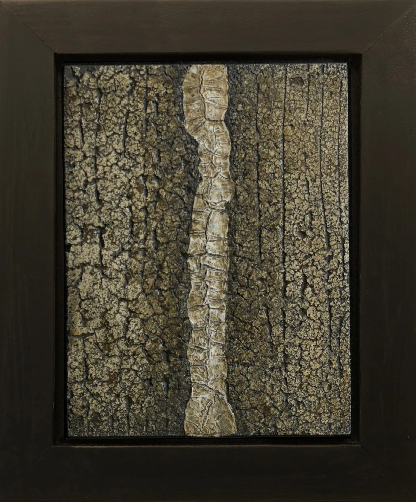 Icon of Nature #24, 14 x 11", mixed media on wood panel