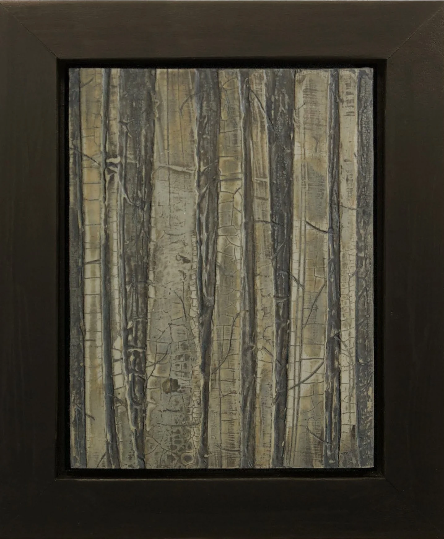 Icon of Nature #14, 14 x 11", mixed media on wood panel