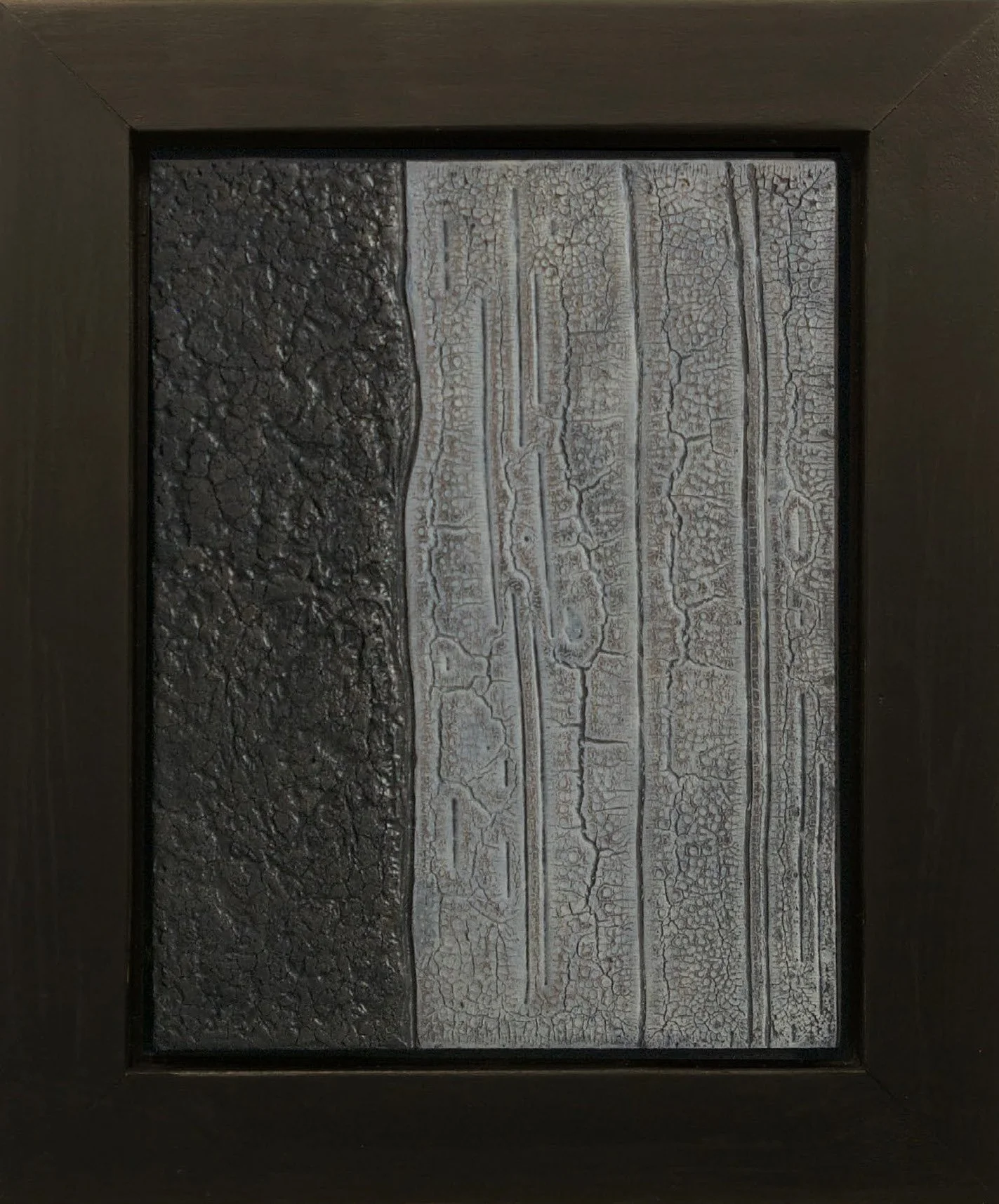 Icon of Nature #35, 14 x 11", mixed media on wood panel