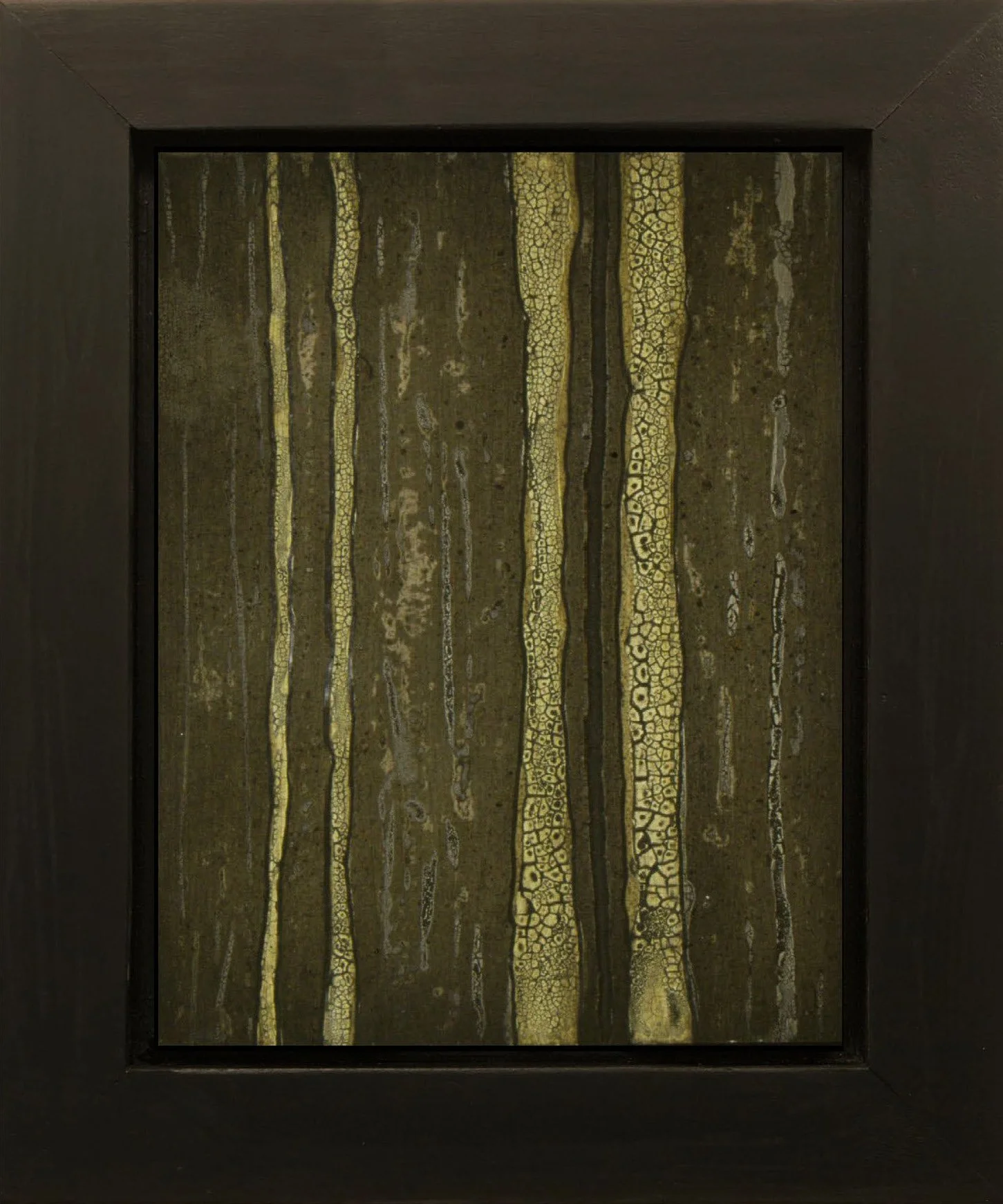 Icon of Nature #17, 14 x 11", mixed media on wood panel