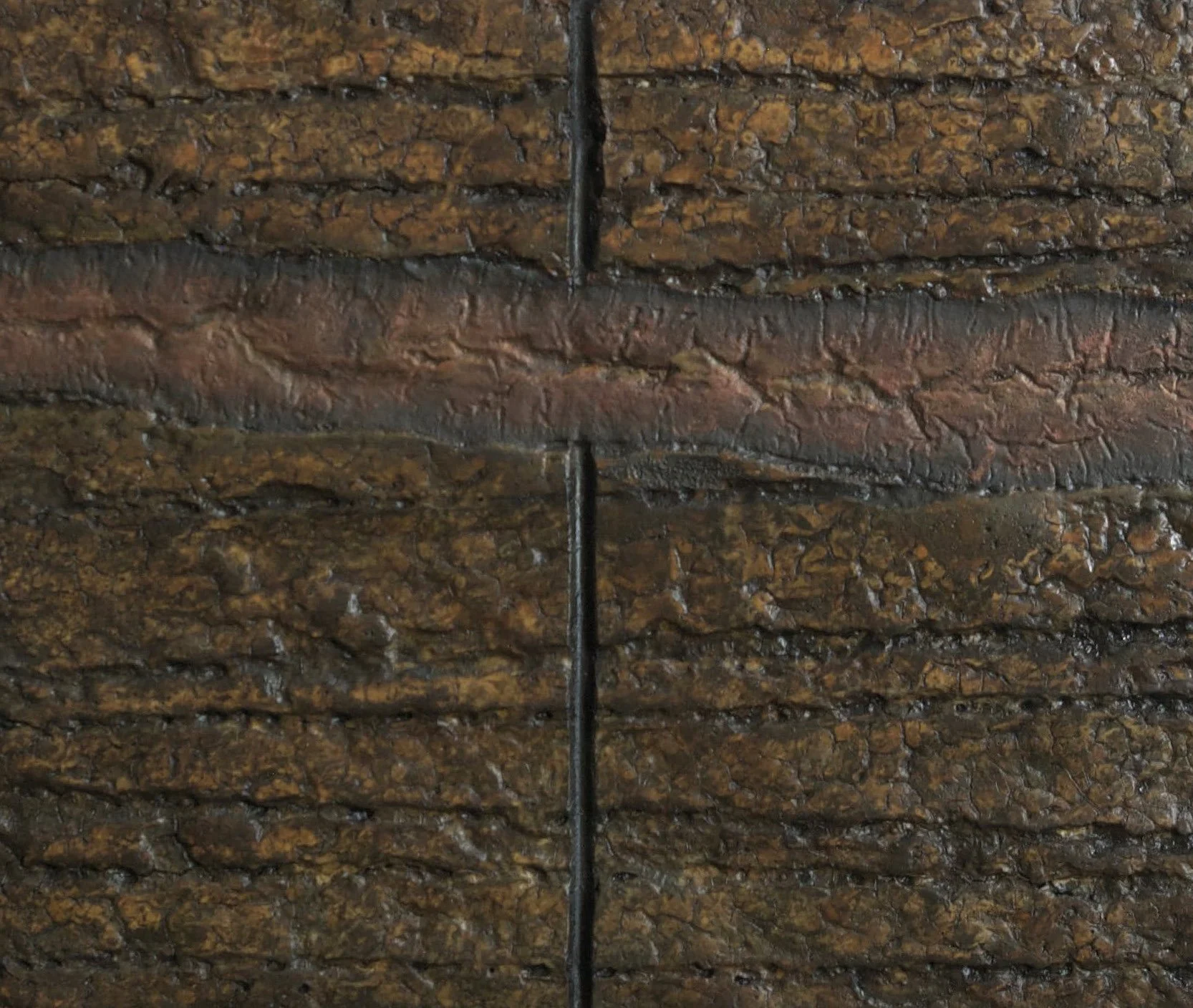 Crosshatch, 10 x 12", mixed media