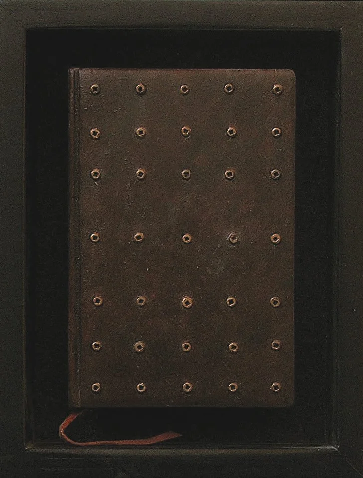 Da Book, 12 x 10 x 3 in., mixed media