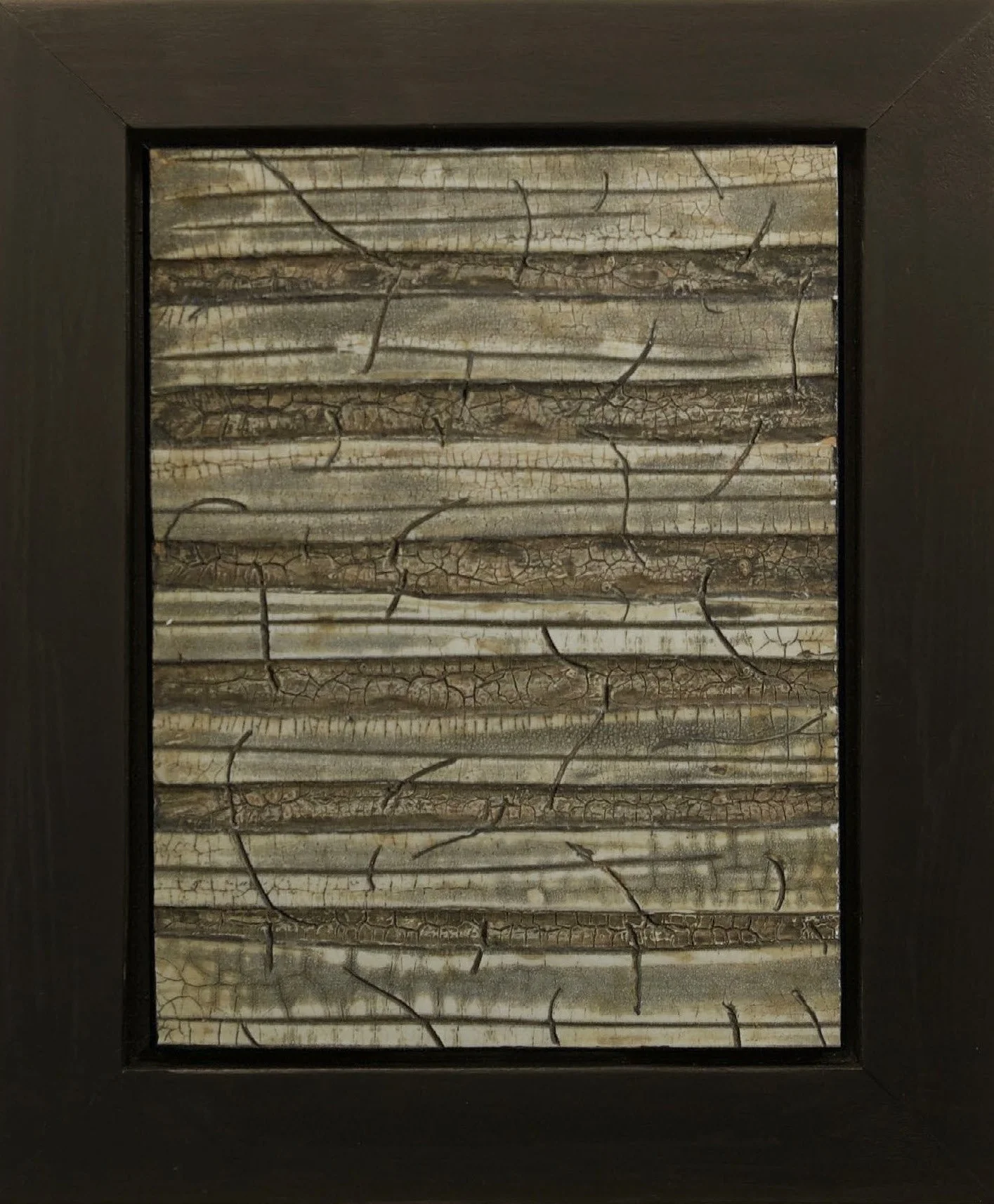 Icon of Nature #10, 14 x 11", mixed media on wood panel