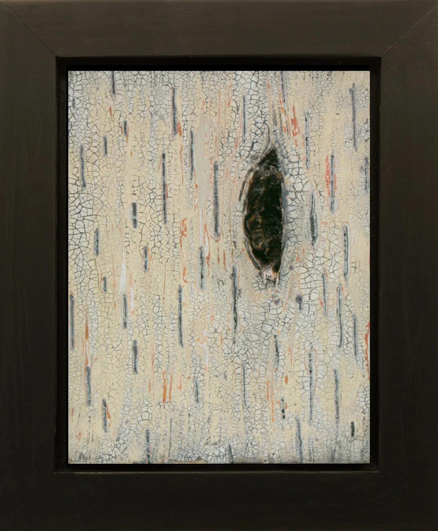 Icon of Nature #40, 14 x 11", mixed media on wood panel