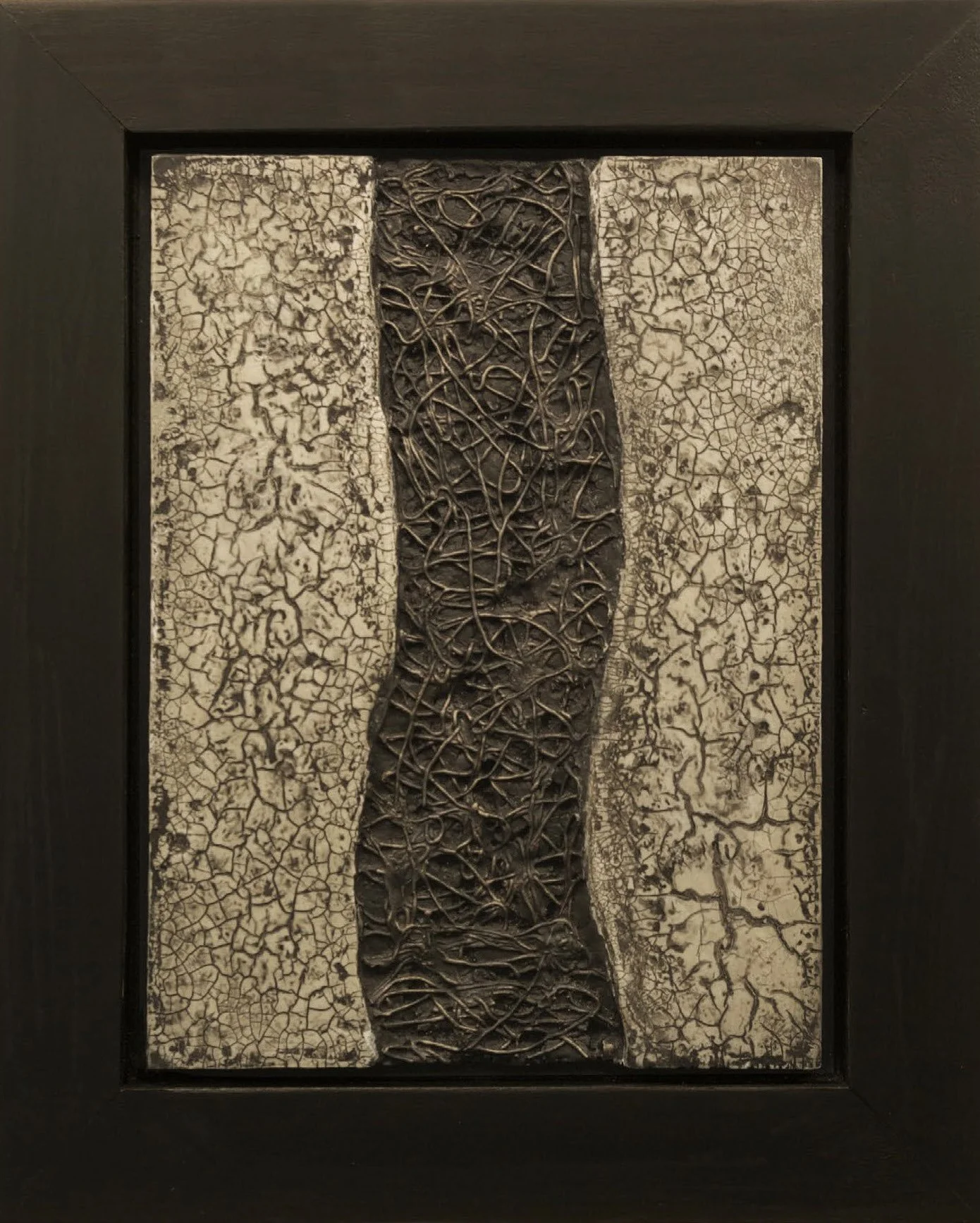 Icon of Nature #50, 14 x 11", mixed media on wood panel