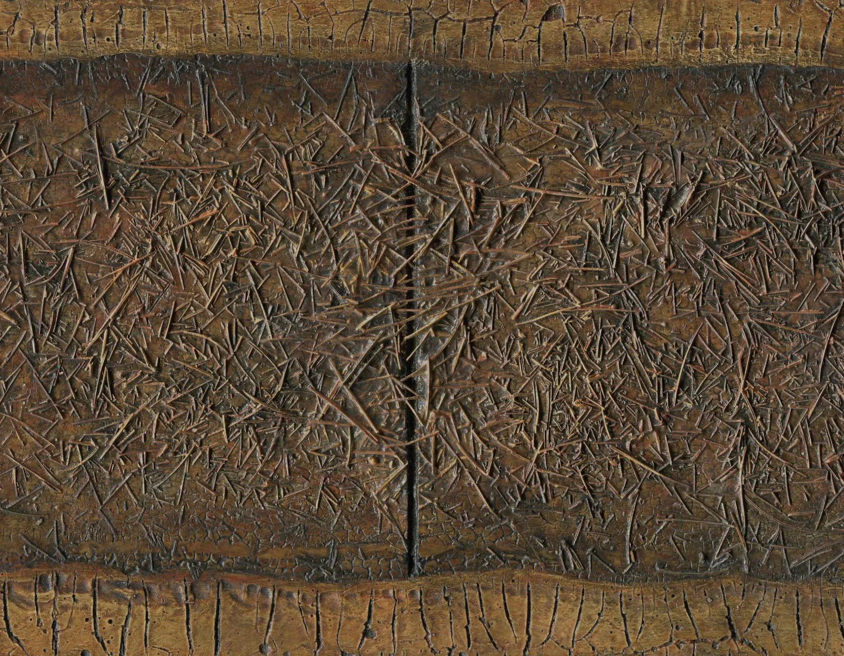 Line of Thought I, 7 x 9.5", mixed media