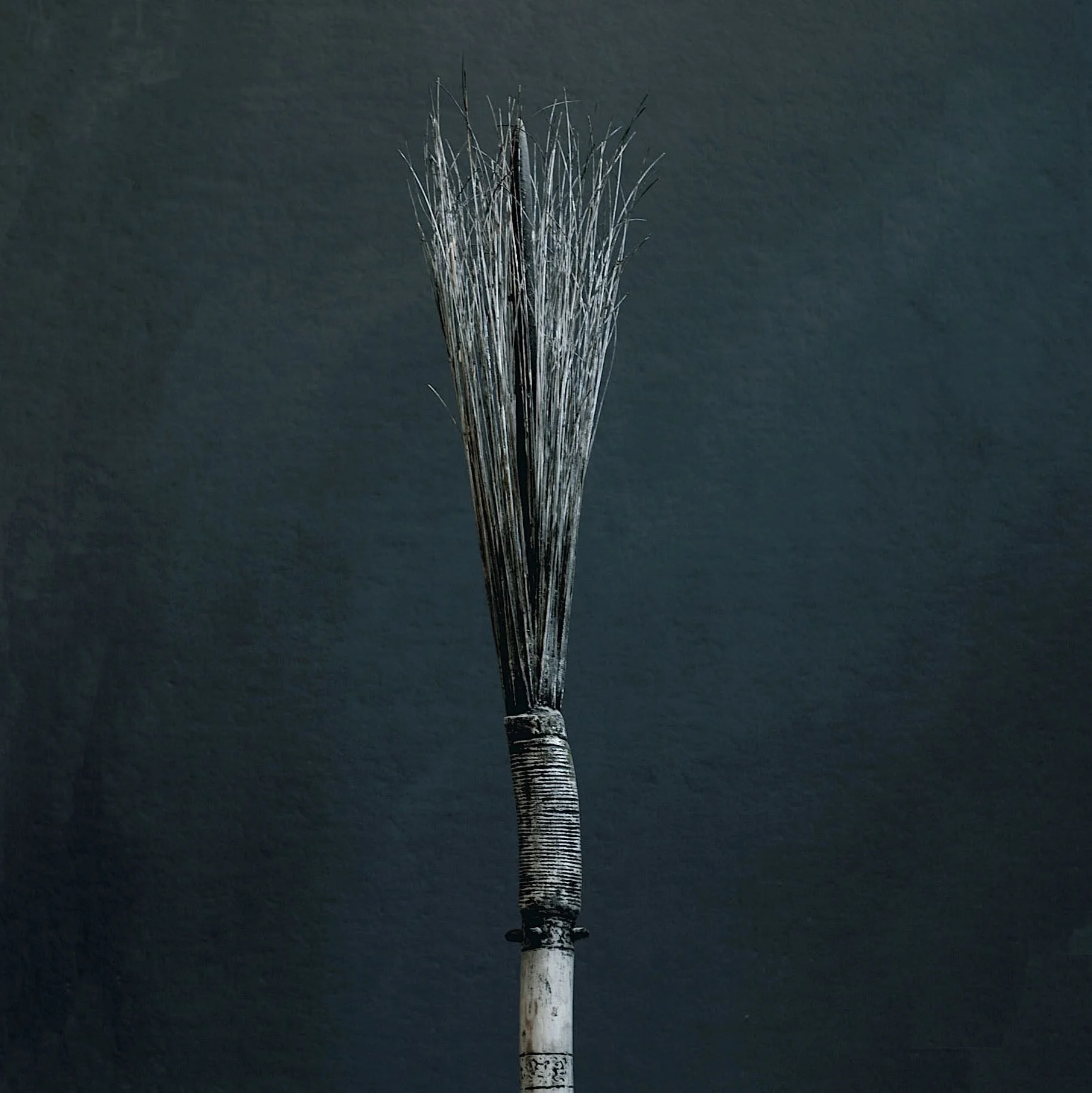 Pathing Stick #1, (detail) approximately 72",
mixed media on wood